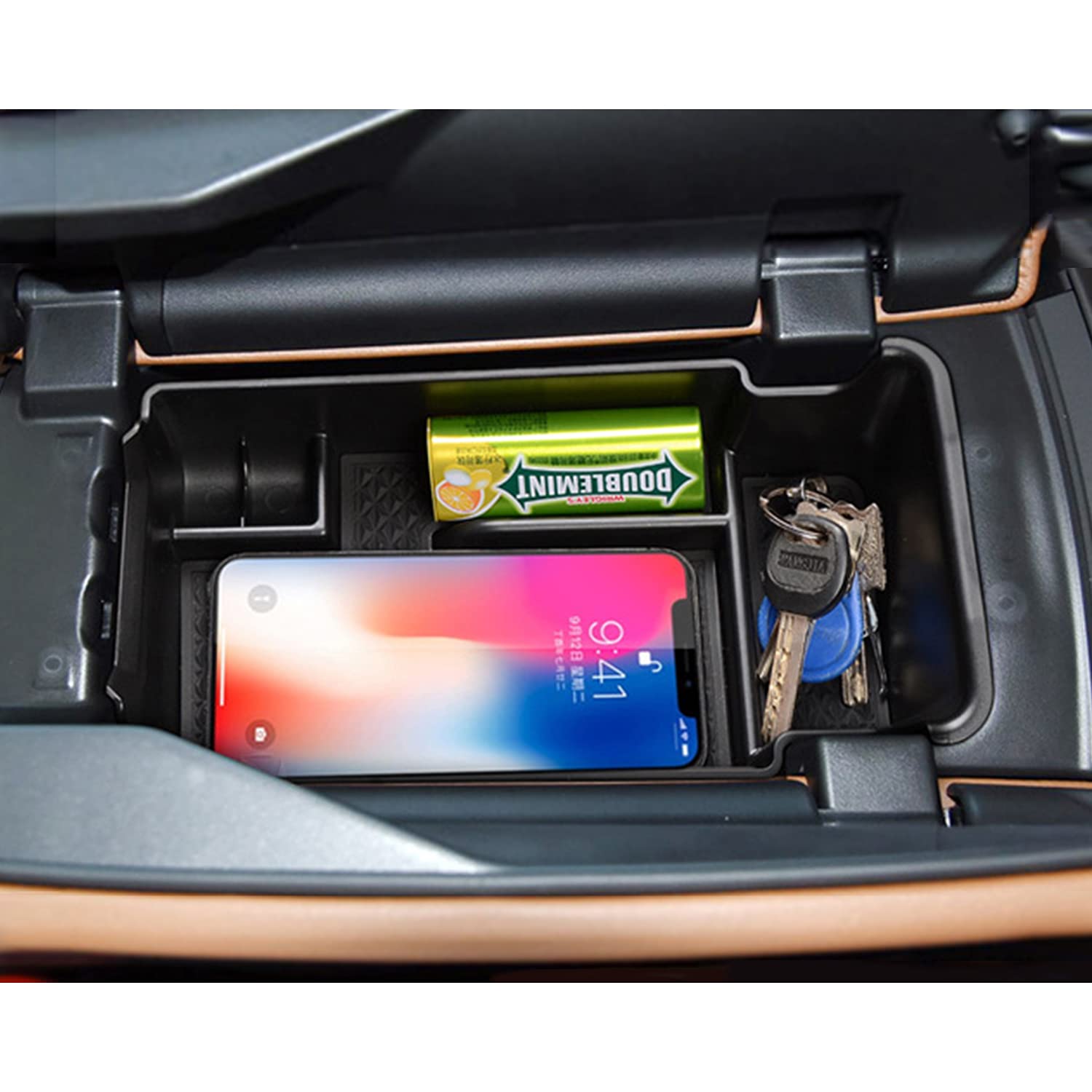 Sktu For 2023 2024 2025 Buick Envision Center Console Organizer For 2021 2022 2023 2024 2025 Buick Envision Accessories Insert Abs Materials Console Tray Envision Tray With Coin And Sunglasses Holder