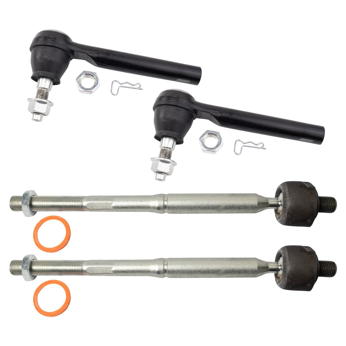 Trq Front Tie Rod Set Compatible With 2017-2022 Mazda Cx-5