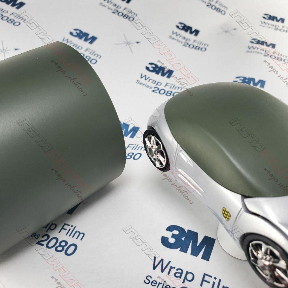 3M 1080 M26 Matte Military Green 5Ft X 1Ft (5 Sq/Ft) Car Wrap Vinyl Film
