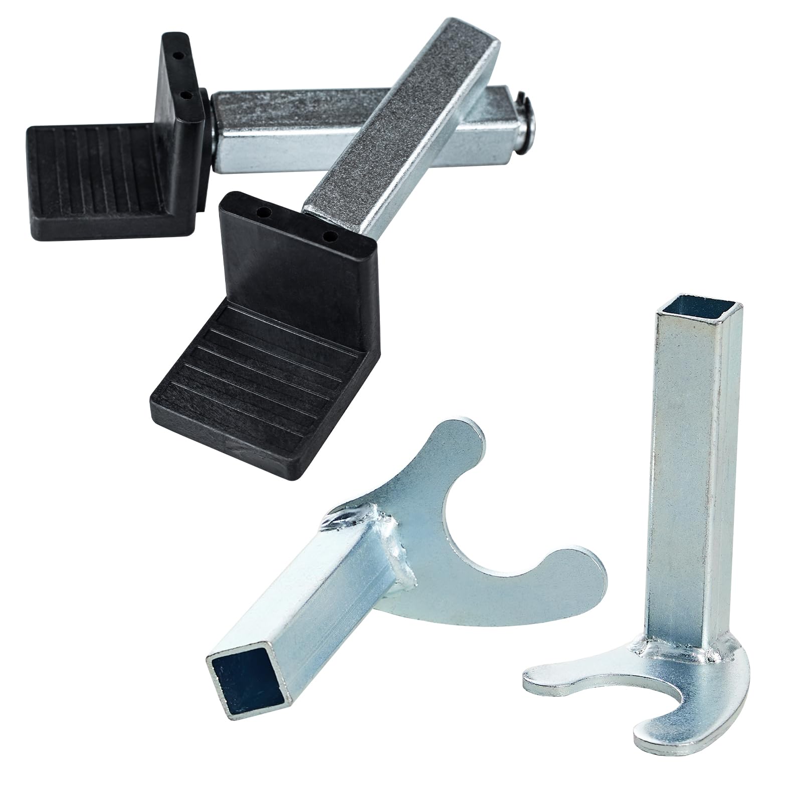 Donext Spool Lift Stand Attachments for Rear Sportbike Motorcycle Stands (Attachment ONLY), U and L-Shaped Adapter 2 Pairs