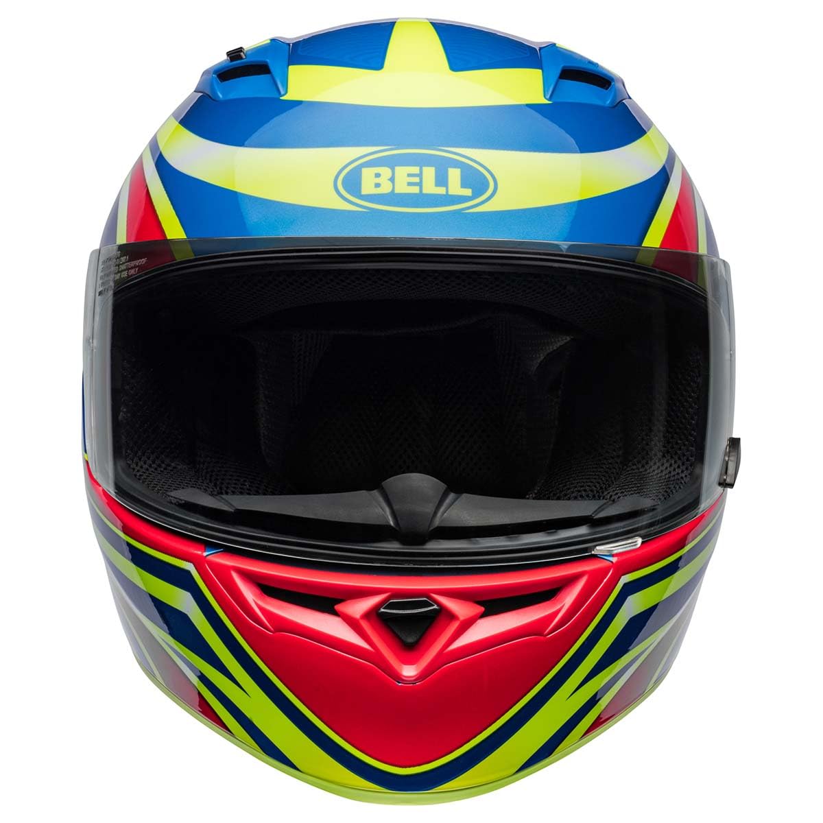 Bell Qualifier Full-Face Motorcycle Helmet (Gloss Conduit Retina Sear/Blue - Medium)