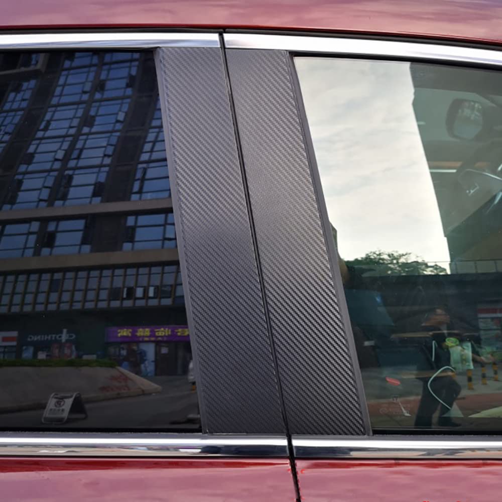 Lzlrun 3D Carbon Fiber Vinyl Wrap - Outdoor Rated For Automotive Use - 2 Inch X 30Ft Universal Chrome Black Dry Carbon Fiber Det