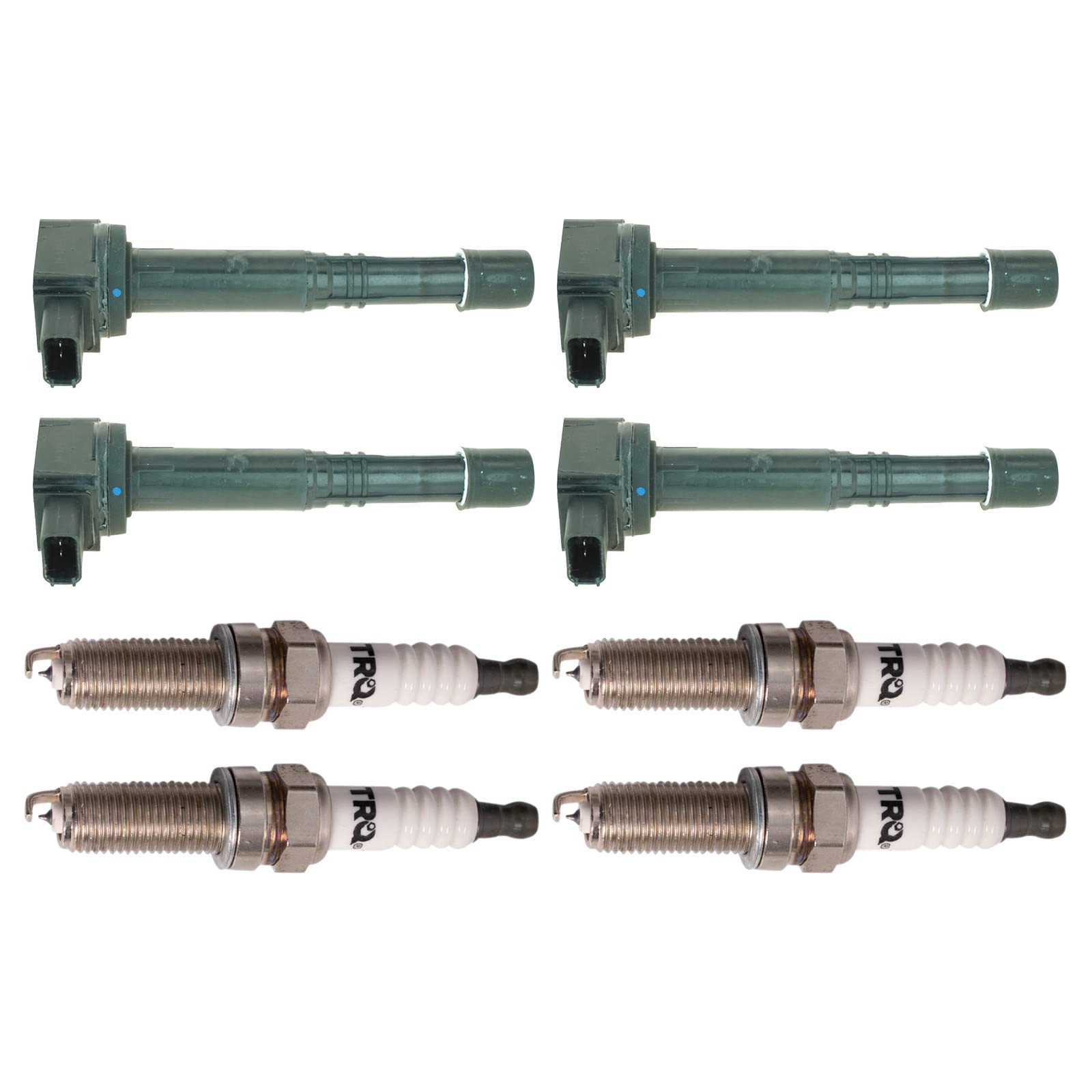 Trq Ignition Kit Ignition Coil Spark Plugs Compatible With 2007-2012 Acura Rdx