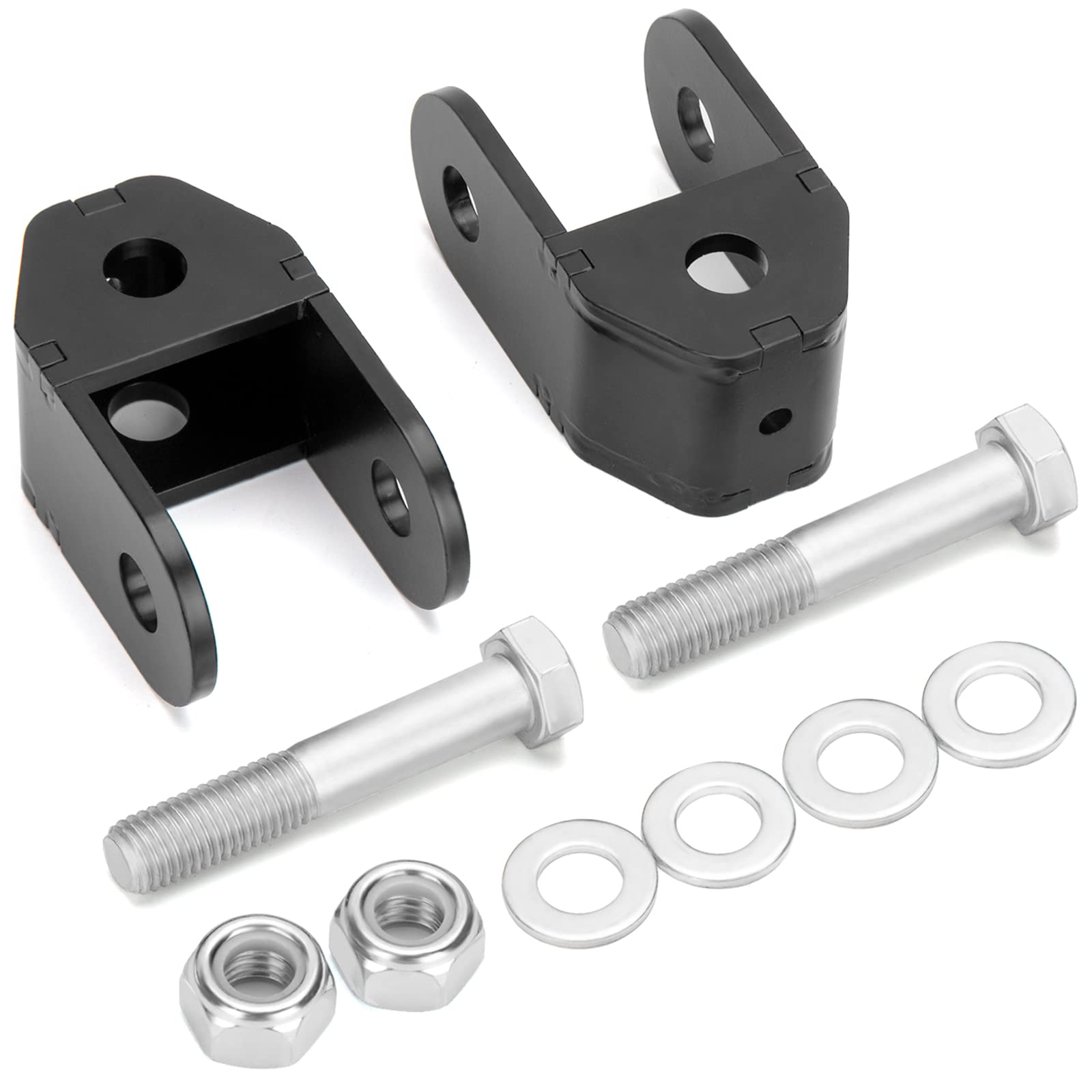 dynofit 2-4'' Rear Shock Extensions for Chevy/Chevrolet Silverado 1500 2WD/4WD 1999-2024, GMC Sierra 2WD/4WD 1999-2024, Compatib