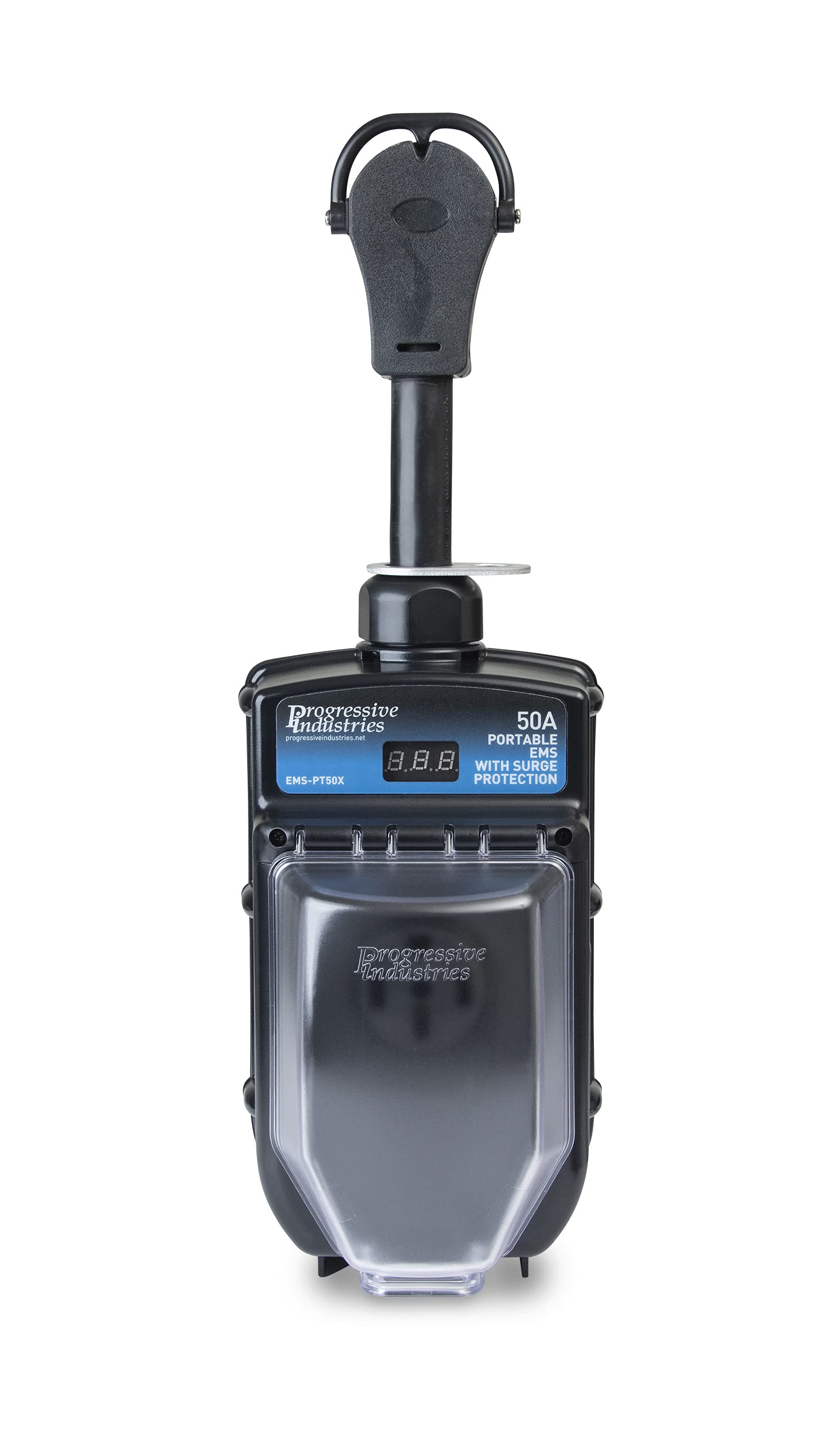 Progressive Industries Ems-Pt50X Rv Surge Protector W/Fault Detection - 30-50 Amp Electric Portable Camper Surge Protector, Surg