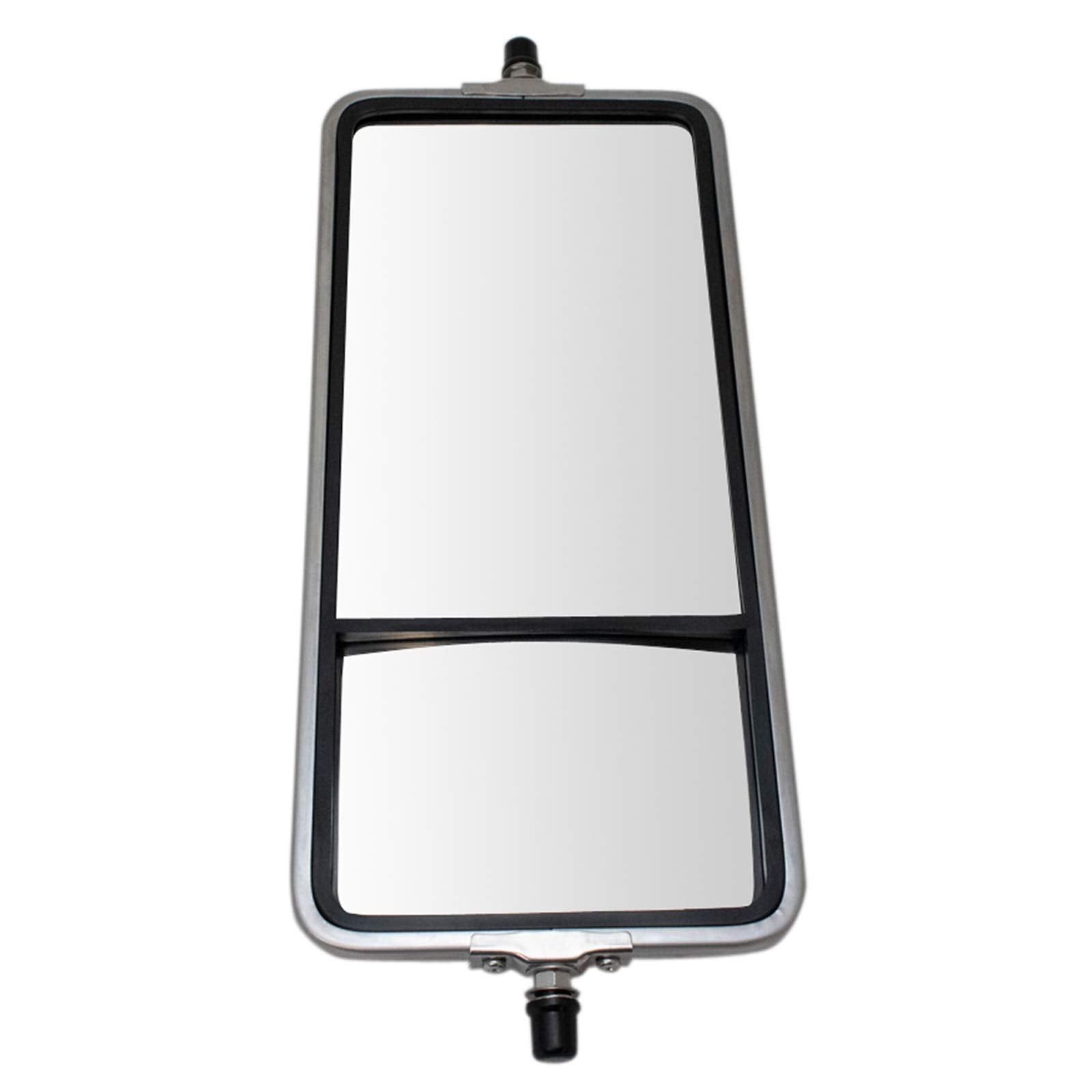 Trq West Coast Mirror Manual 16 X 7 Inch Stainless Steel Bubble Back Convex Glass For Hd Semi Truck