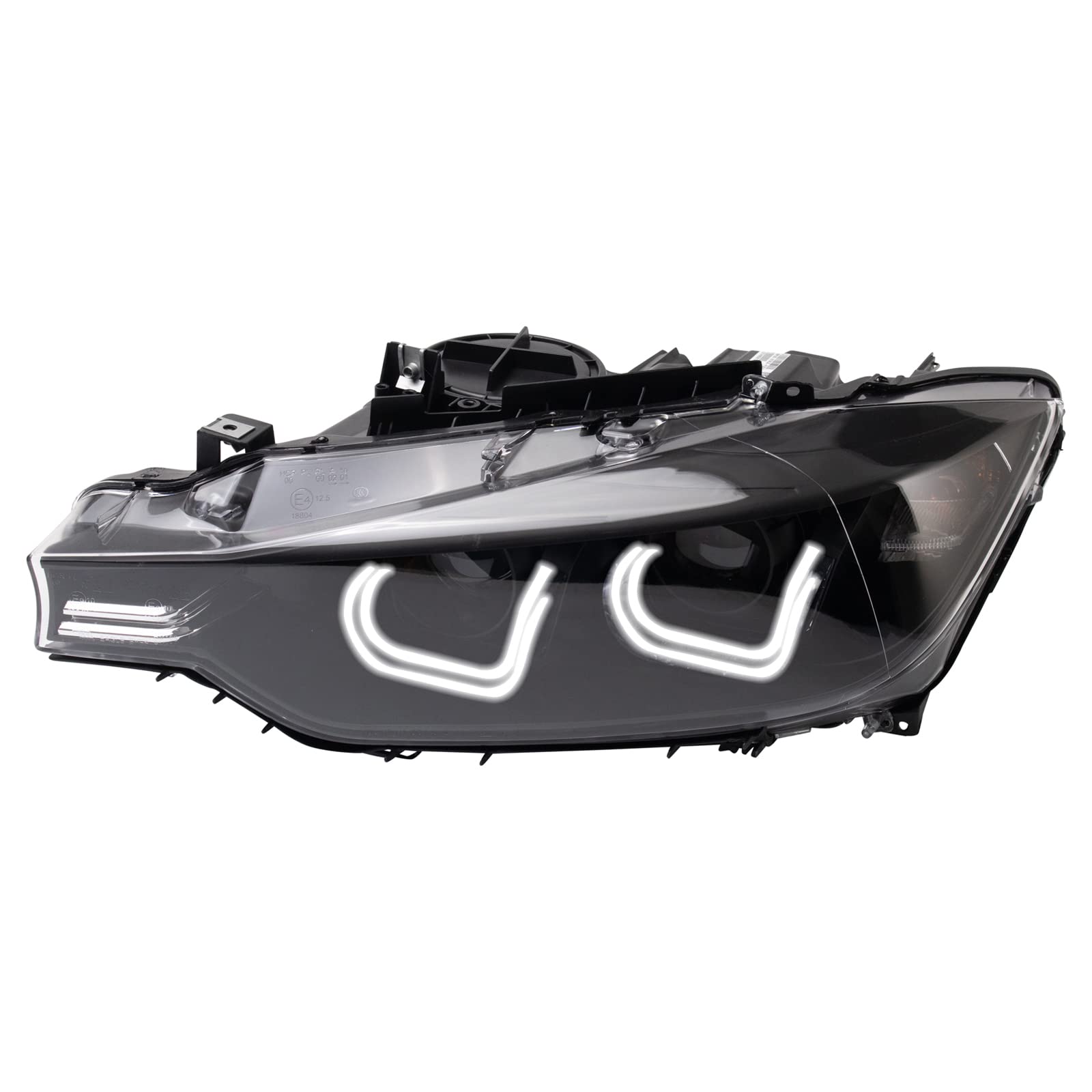 Trq Headlight Assembly Set Headlights Driver & Passenger Side Halogen Compatible With 2012-2015 Bmw 328I 335I Bm2502169 Bm250316