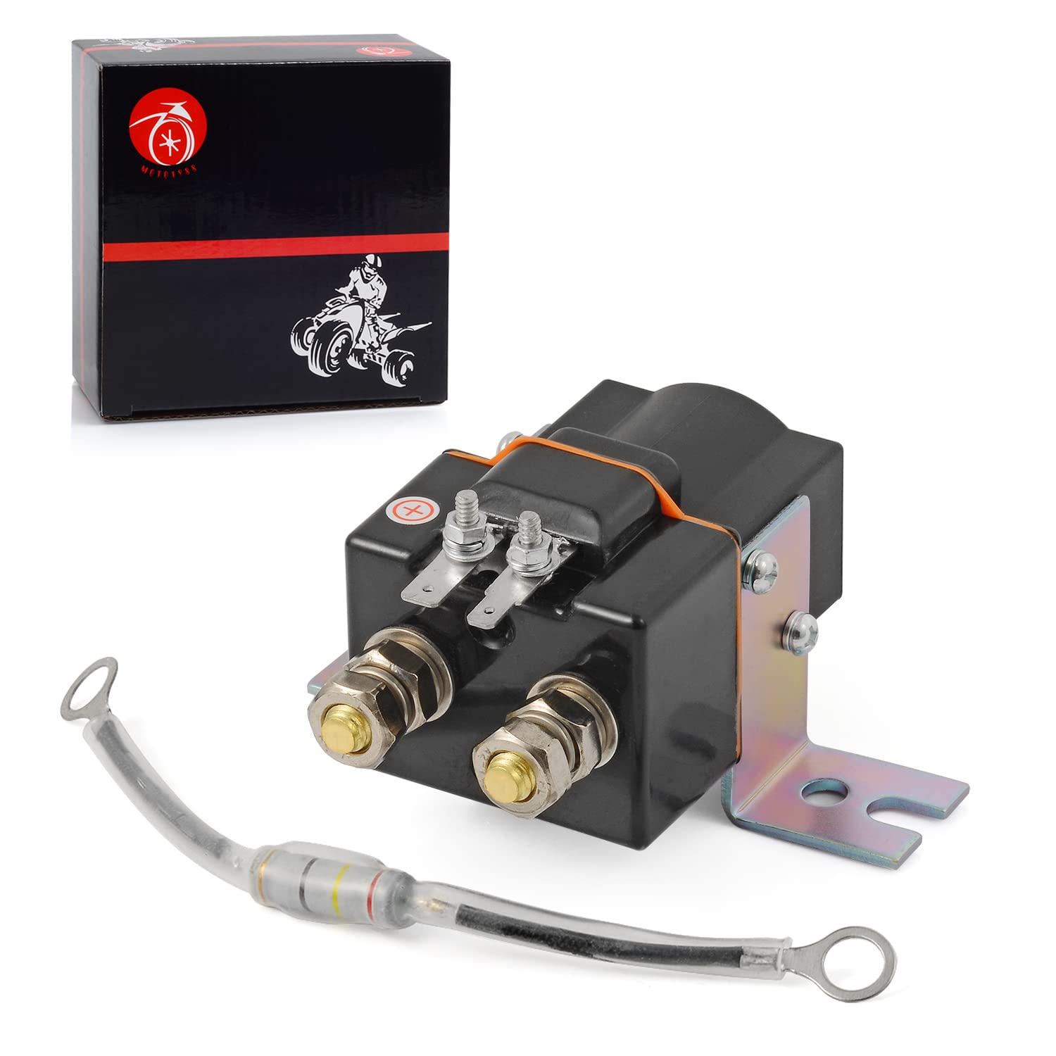 Moto1988 48 Volt Starter Solenoid Relay With Resistor 1995-Up For Club Car Ds & Precedent Golf Cart Oem 101908701 102774701