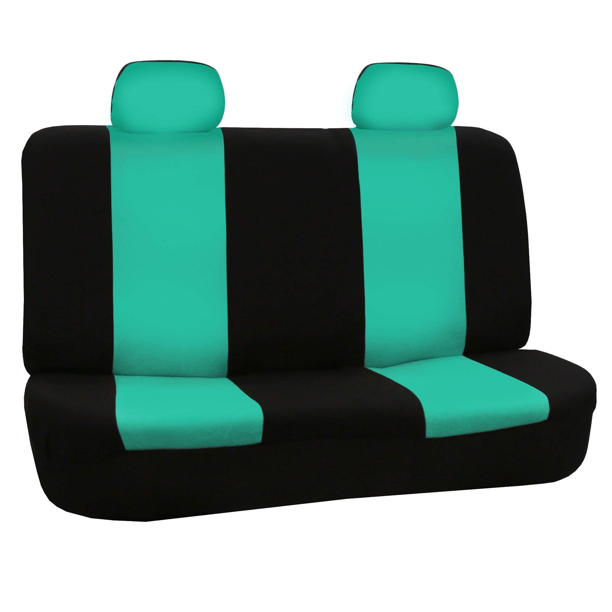 Fh Group Fb050012 Flat Cloth Seat Covers (Mint) Rear Set - Universal Fit For Cars Trucks & Suvs