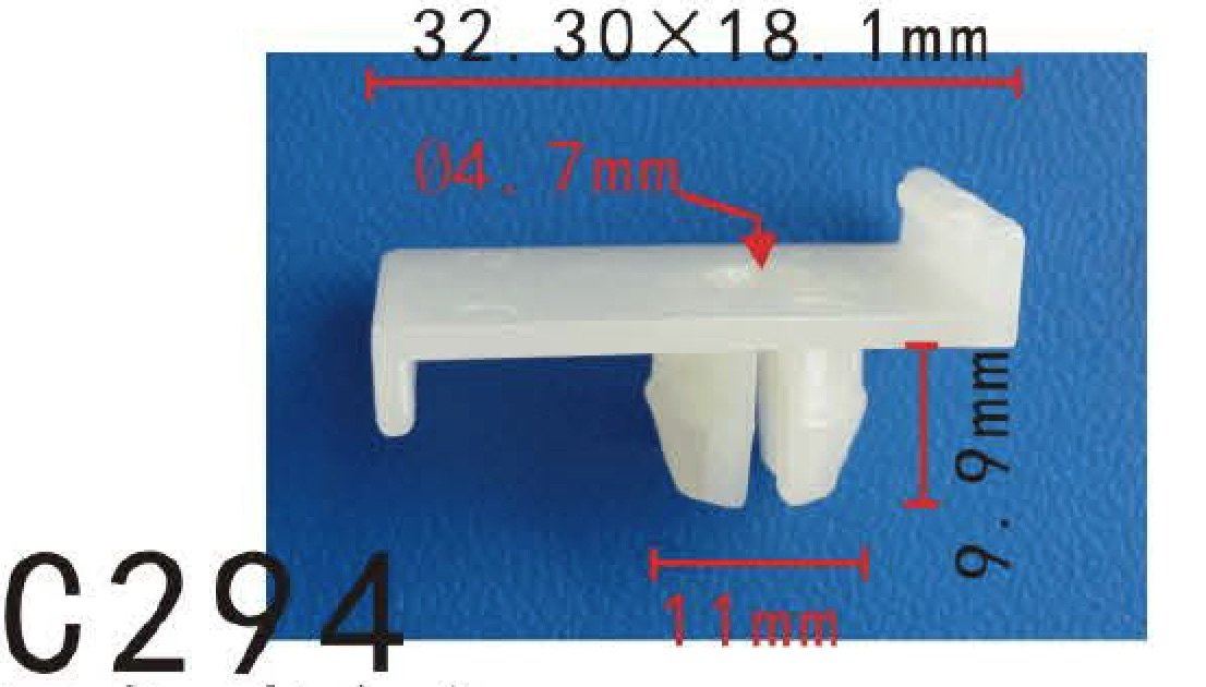Autobahn88 Retainer Clip For Window Weatherstrip, Compatible With Mazda (Oem: S08458502) (Pack Of 20)