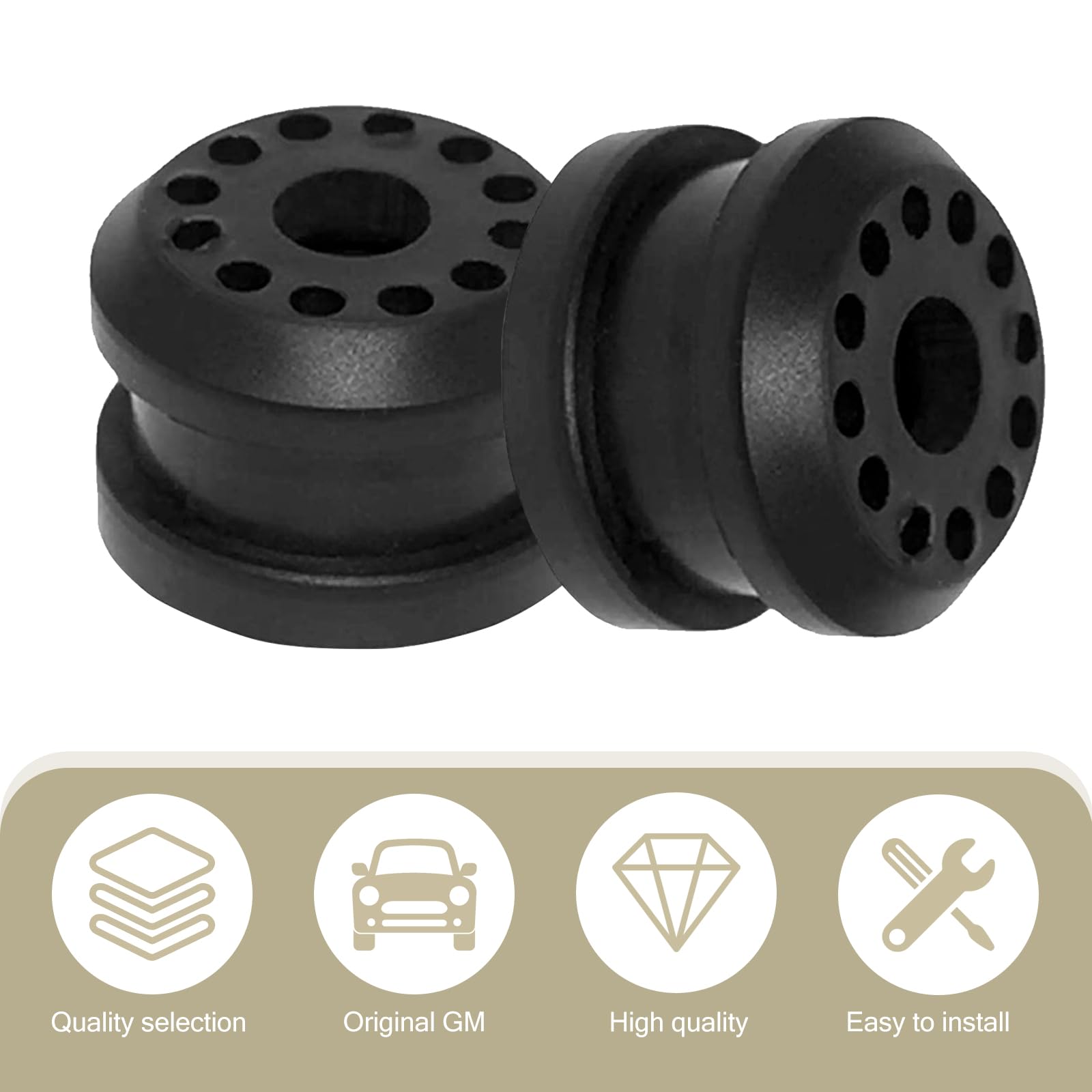 JawGrew 2 PCS Transmission Shift Linkage Grommet Bushing, Automotive Replacement Parts #68078974AA,68078975AA, Shift Linkage Rep