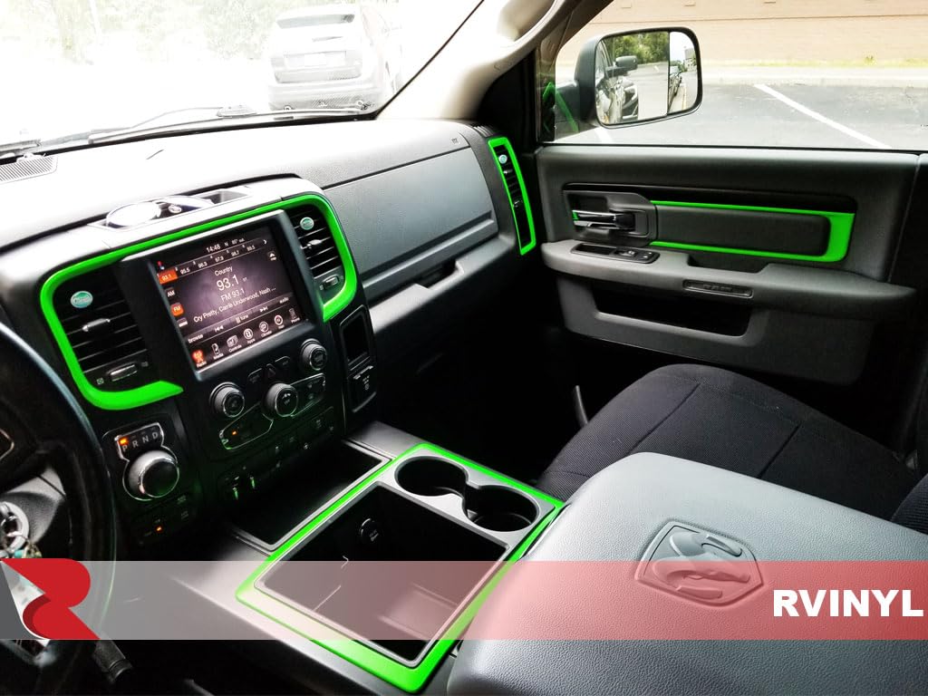 3M 1080 Series Vcw17120 Satin Neon Fluorescent Green - 5Ft X 1Ft - Dual Cast Car Wrap Vinyl Film - Controltac Air Release Adhesi