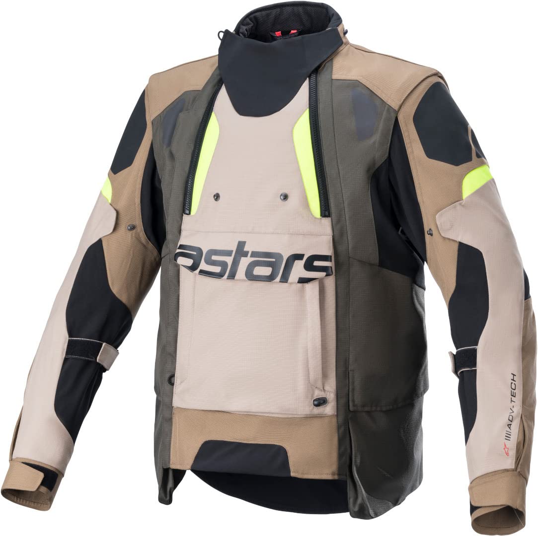 Alpinestars Halo Drystar Jacket (X-LARGE) (BLACK/SAND/YELLOW)