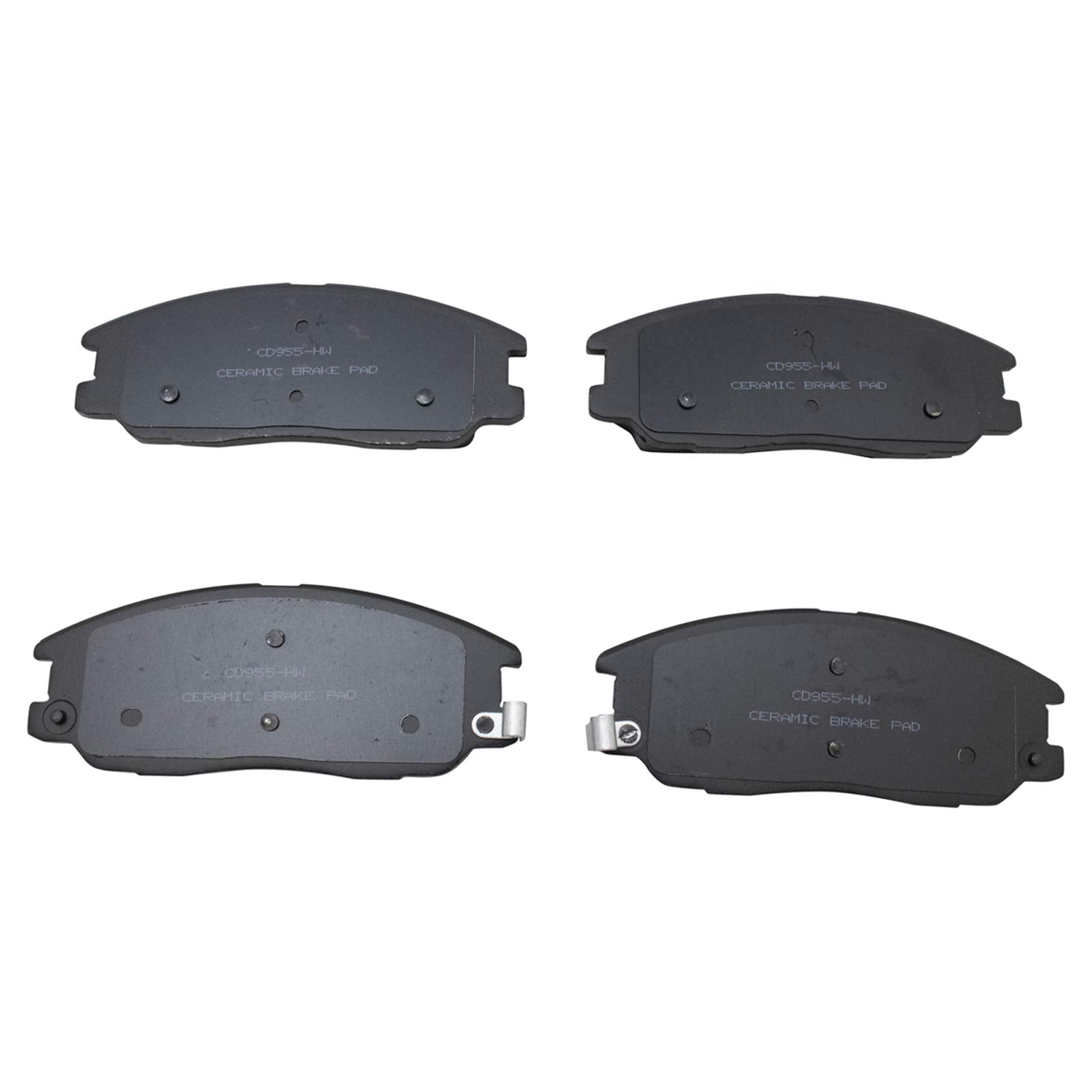 TRQ Front Brake Pads Ceramic Compatible with 2003-2009 Kia Sorento