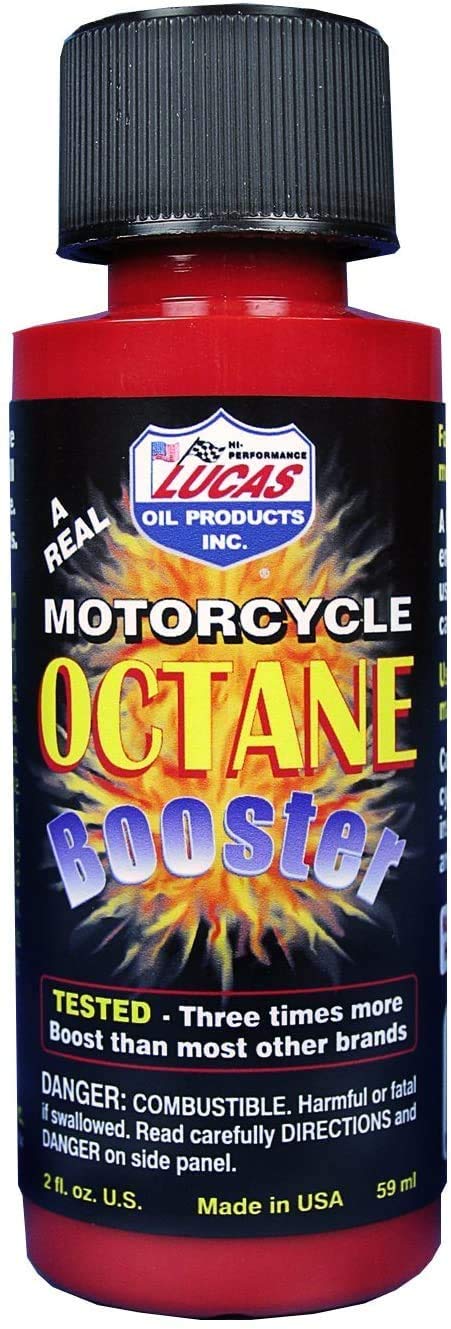 Lucas Oil 10725 Motorcycle Octane Booster, 2 Oz (4)