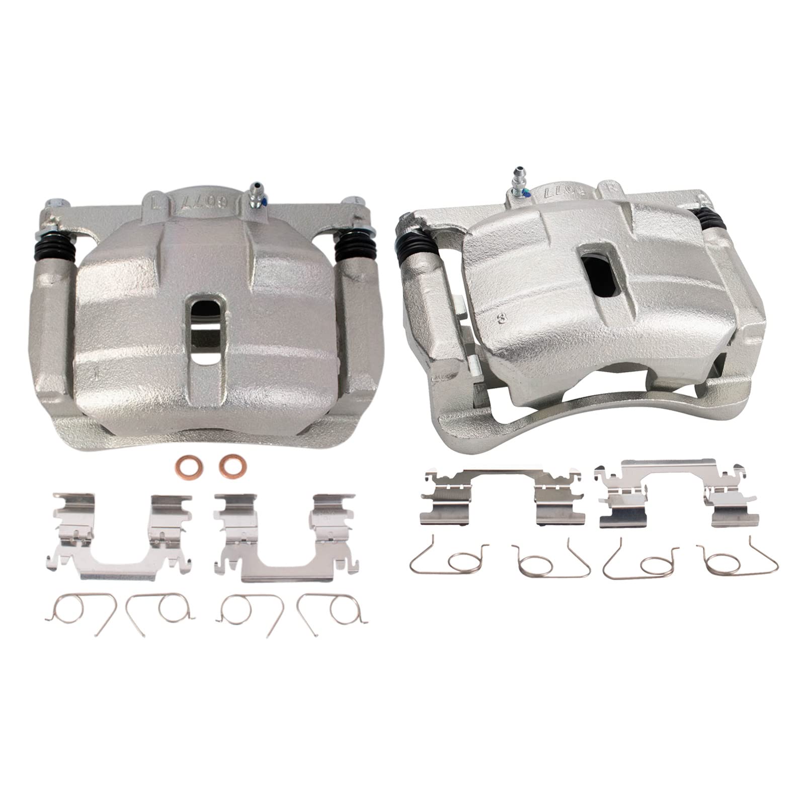 Trq Front Brake Caliper Set Compatible With 2014-2018 Nissan Rogue