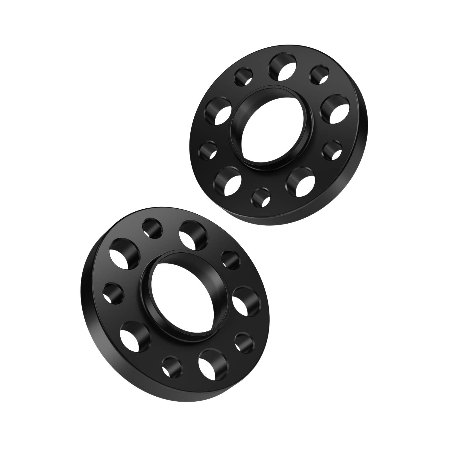Stancemagic - 15Mm Hubcentric 5X130 Wheel Spacers (71.6Mm Bore, With Lip) Compatible With Porsche Boxster 911 Carrera Cayman Cayenne Panarema Taycan - 2Pcs, Black