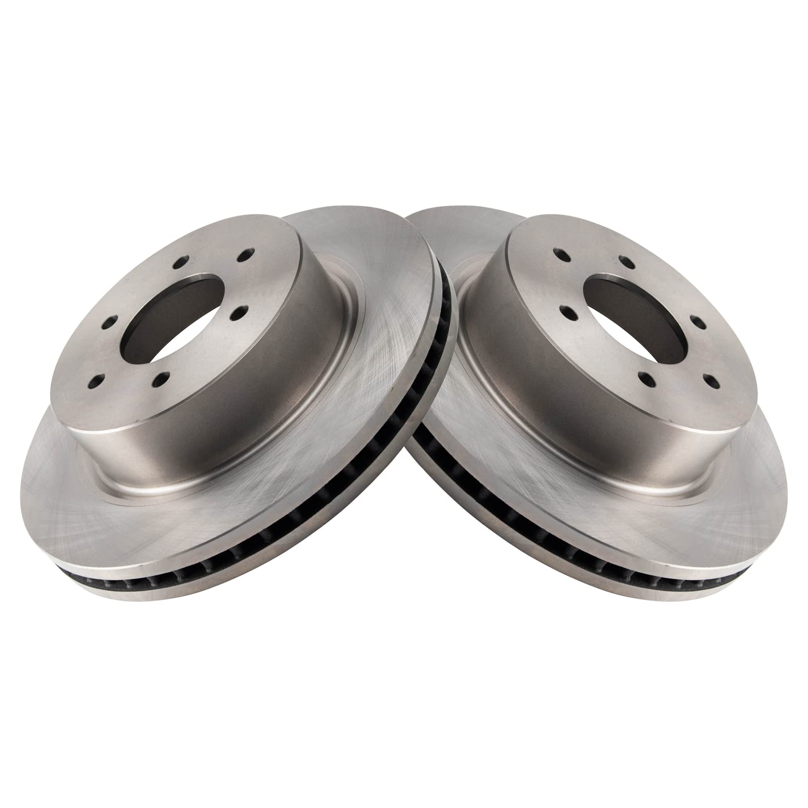 Trq Front Brake Rotors Set Vented Compatible With 2016-2023 Nissan Titan Xd