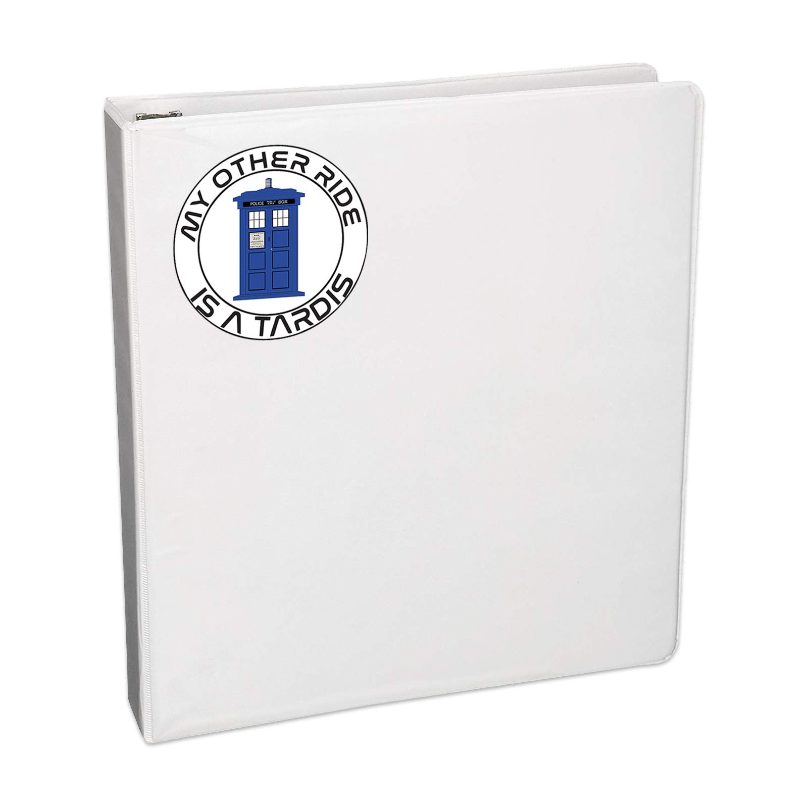 My Other Ride Is A Tardis Sticker Decal Notebook Car Laptop 5'' X 5'' (Color)