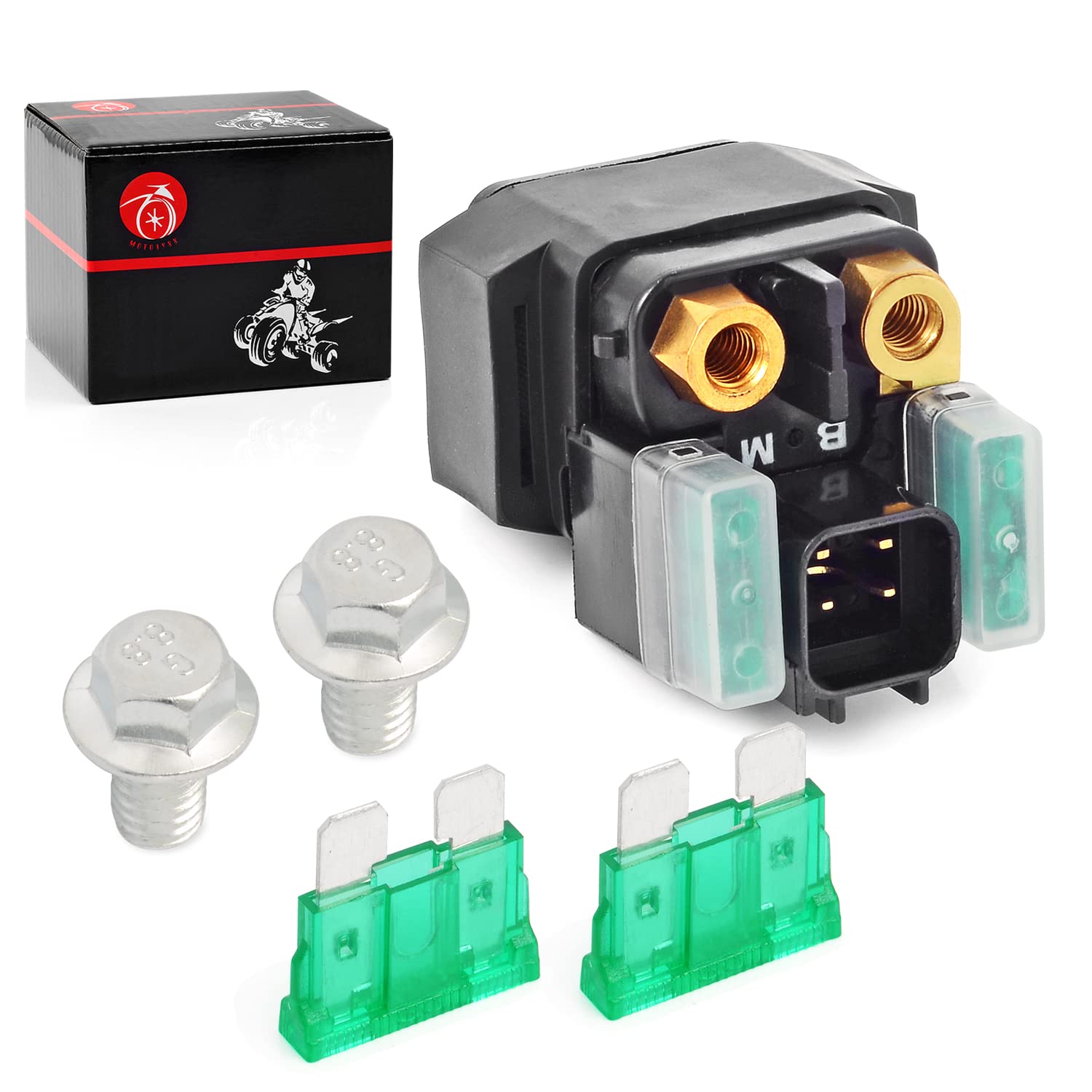 Moto1988 Solenoid Starter Relay For Yamaha Raptor 700 700R Yfm700 2006-2022 Rhino 450 Yxr450 2007-2008 Rhino 660 Yxr660 2007