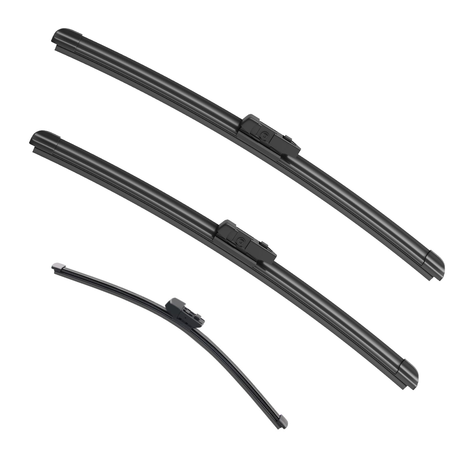 Anikluim 25''+22'' Wiper Blades With 15'' Rear Wiper Blade Set Replacement For 2019-2022 Tiguan Touareg Windshield Wipers Origin