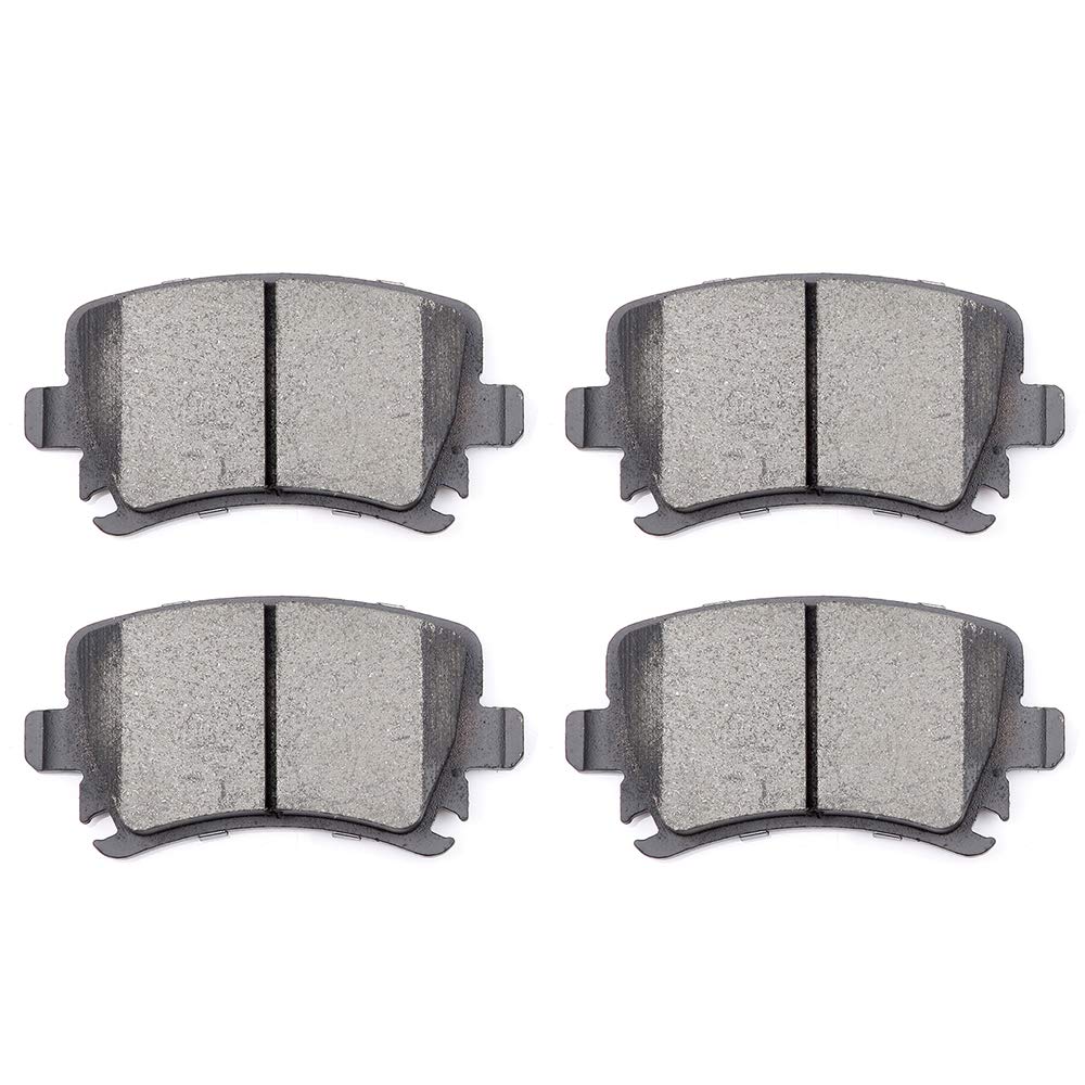 Cciyu Ceramic Rear Brake Pad Set Fit For Audi A3 Quattro,A4 Quattro,A6 Quattro,Q3 Quattro,Tt Quattro,For Vw For Eos,For Golf R,F
