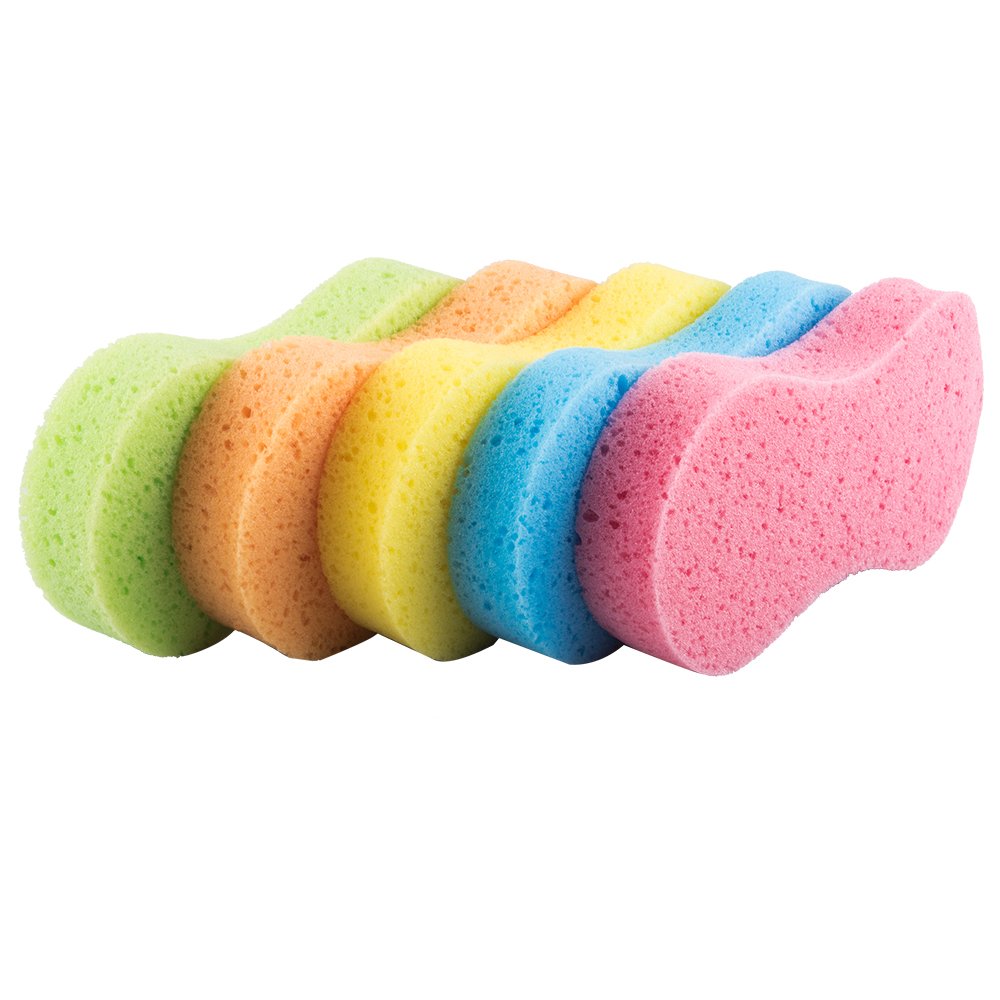 Huvai 10 Pack Car Wash Sponges Multi-Functional Sponge Multi-Color Cleaning Sponges With Vacuum Compressed Packing