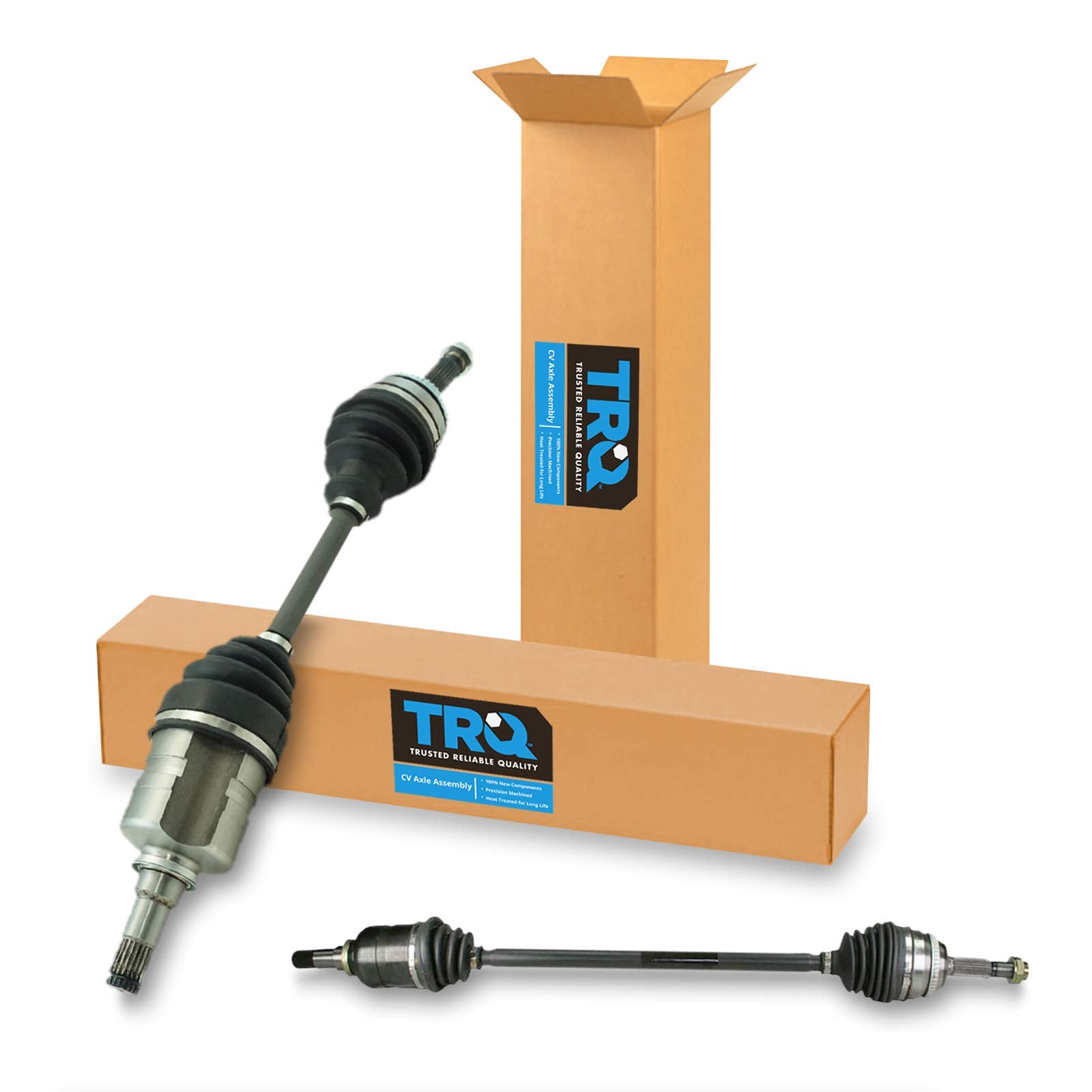 Trq Front Cv Axle Shaft Assembly Set Compatible With 2003-2008 Toyota Corolla