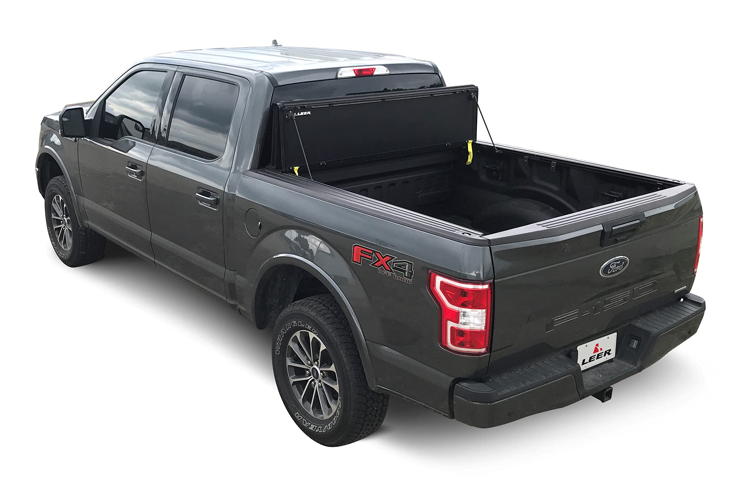 Leer Hf650M Quad-Folding Truck Bed Tonneau Cover, Fits Dodge Ram 1500, 2500, 2500Hd, And Ram Classic, Without 60/40 Tailgate, Years 2009-2018 And 2019, 6'4 Truck Bed, Black
