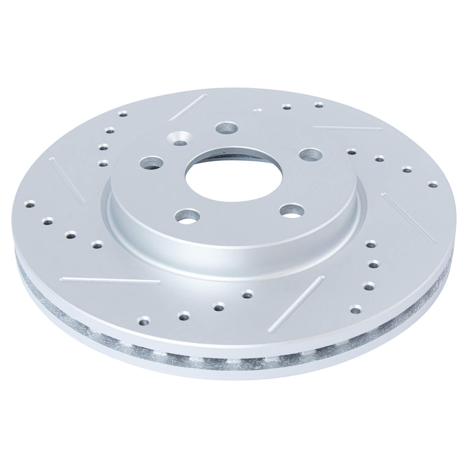 Trq Front Performance Brake Rotors Set Premium G-Coated Compatible With 2017-2023 Chevrolet Bolt Ev 2011-2019 Cruze 2016 Cruze L