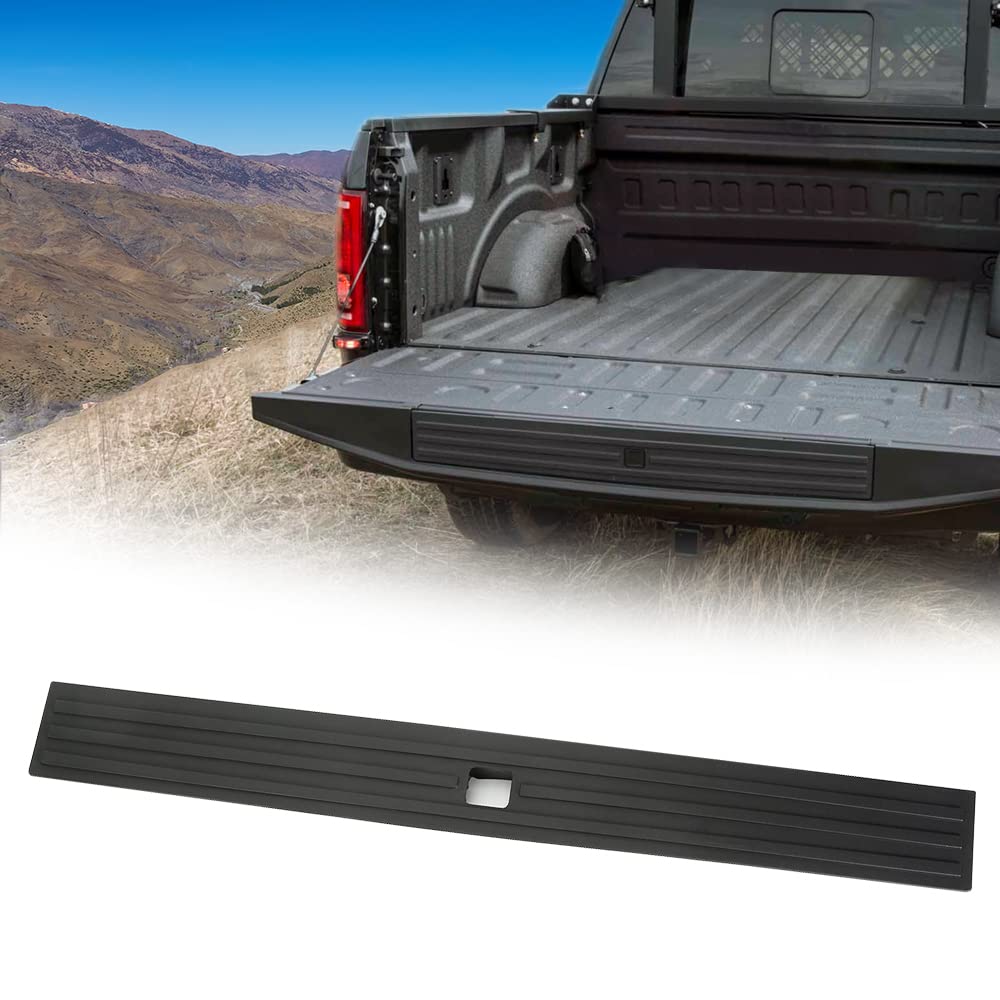 PIT66 Tailgate Molding Assembly, Compatible with 2015-2020 Ford F150 (NOT Fit Super Duty), Flexible Tailgate Cap Pad Molding Tri
