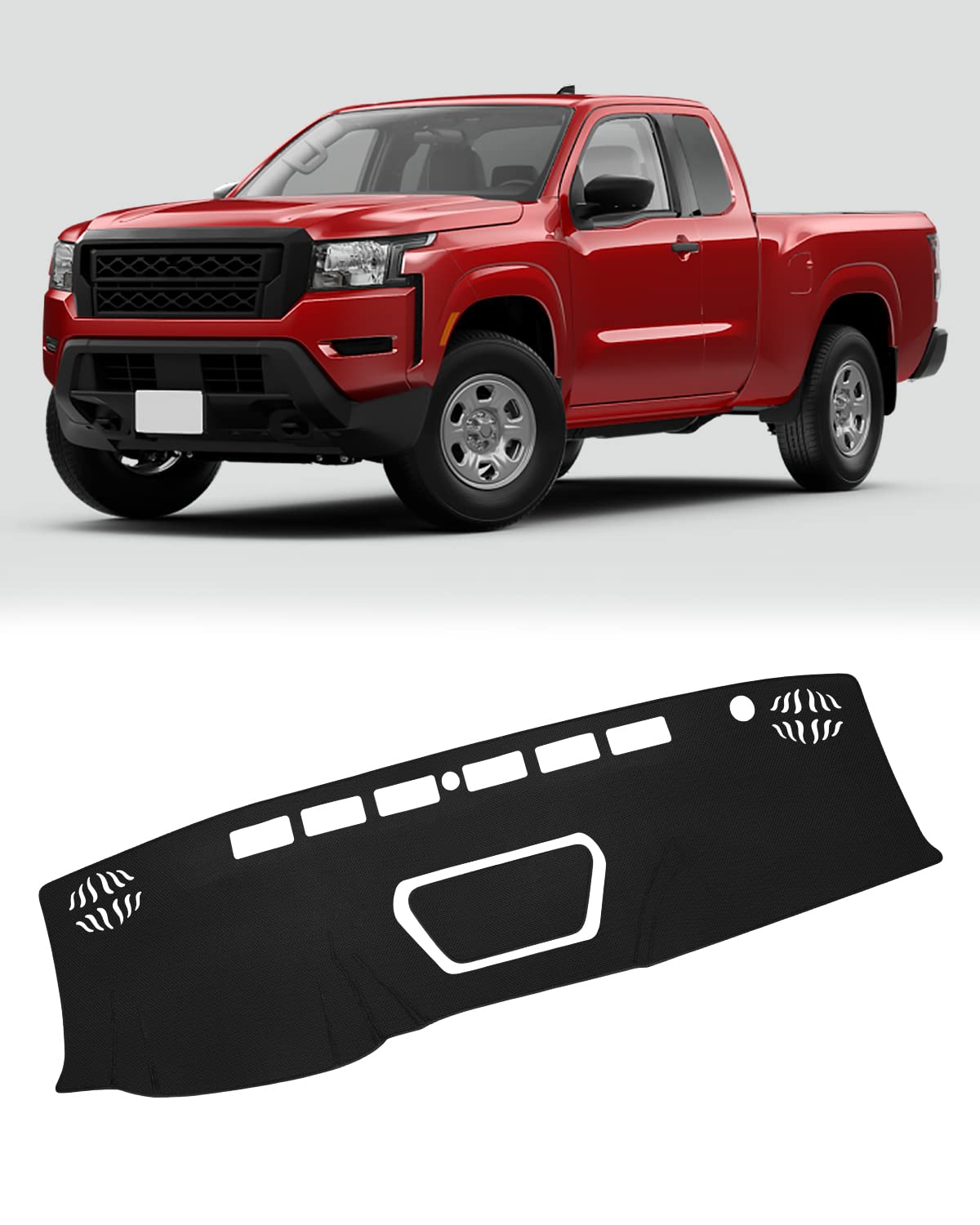 Fiilines Dash Cover Compatible With Nissan Frontier 2022 2023 2024 2025 Dashboard Mat Frontier Accessories Dashboard Cover Sunsh