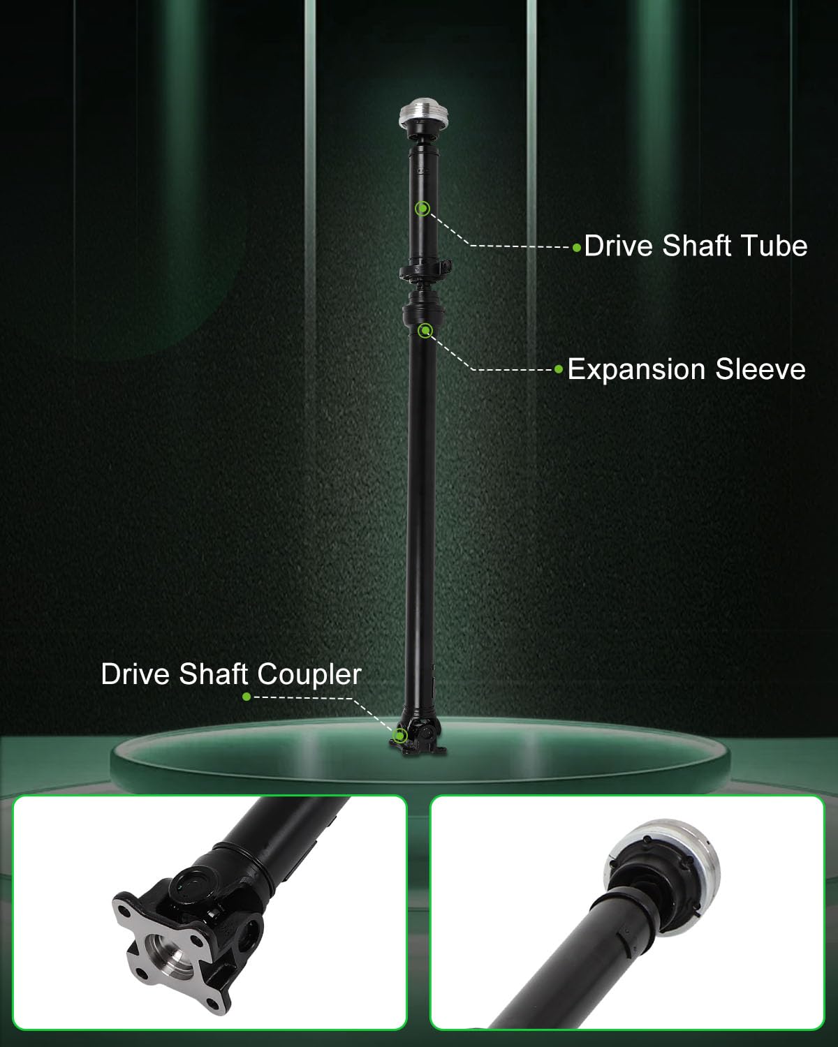 Scitoo?65.375''?Steel Rear Driveshaft Assembly Drive Shaft Prop Shaft For Ford Explorer Sport Trac 2007-2010,Oe# 936-896 936896