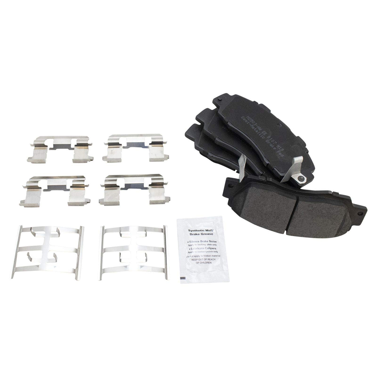 Trq Front Brake Pad & Rotor Kit Brake Pads Brake Rotor Semi-Metallic Compatible With 1998-2002 Honda Accord