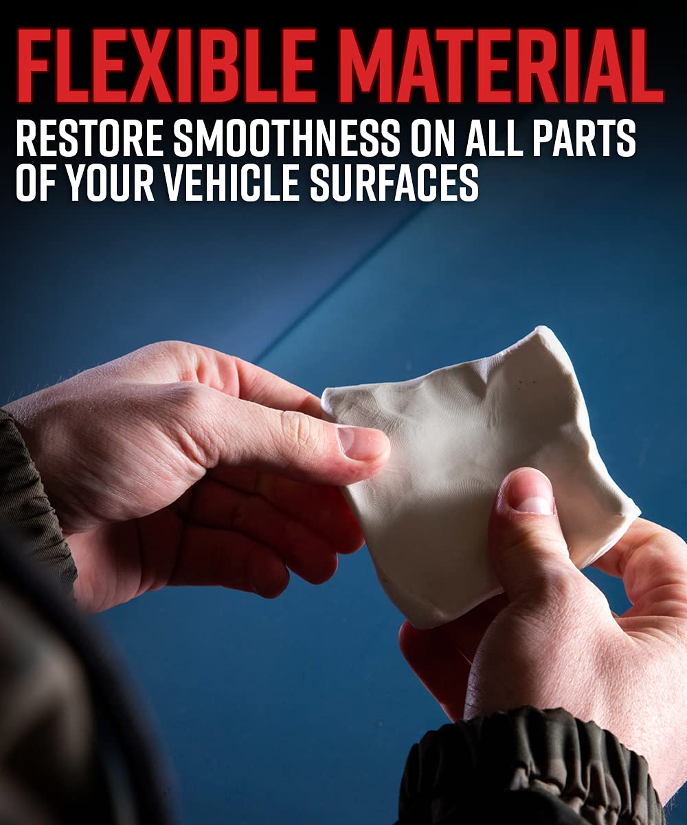 Adam'S Polishes Fine Grade Clay Bar - Removes Debris & Dirt From Vehicle For Paint, Glass, Trim, Wheels | Add Shine, Gloss & Res