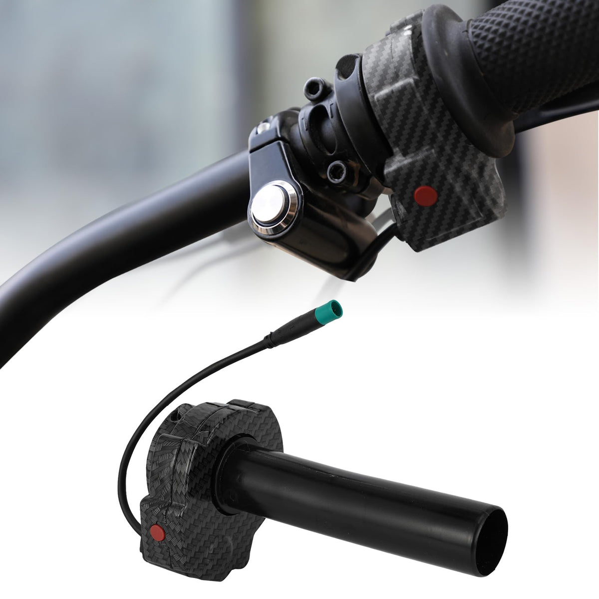 CHENGCHENG Dirt Bike 5 Pin Throttle Twist Grip 5-Wire Interface Throttle Cable Nylon for Talaria Sting X3/MX4/MX5 Electric Dirt 