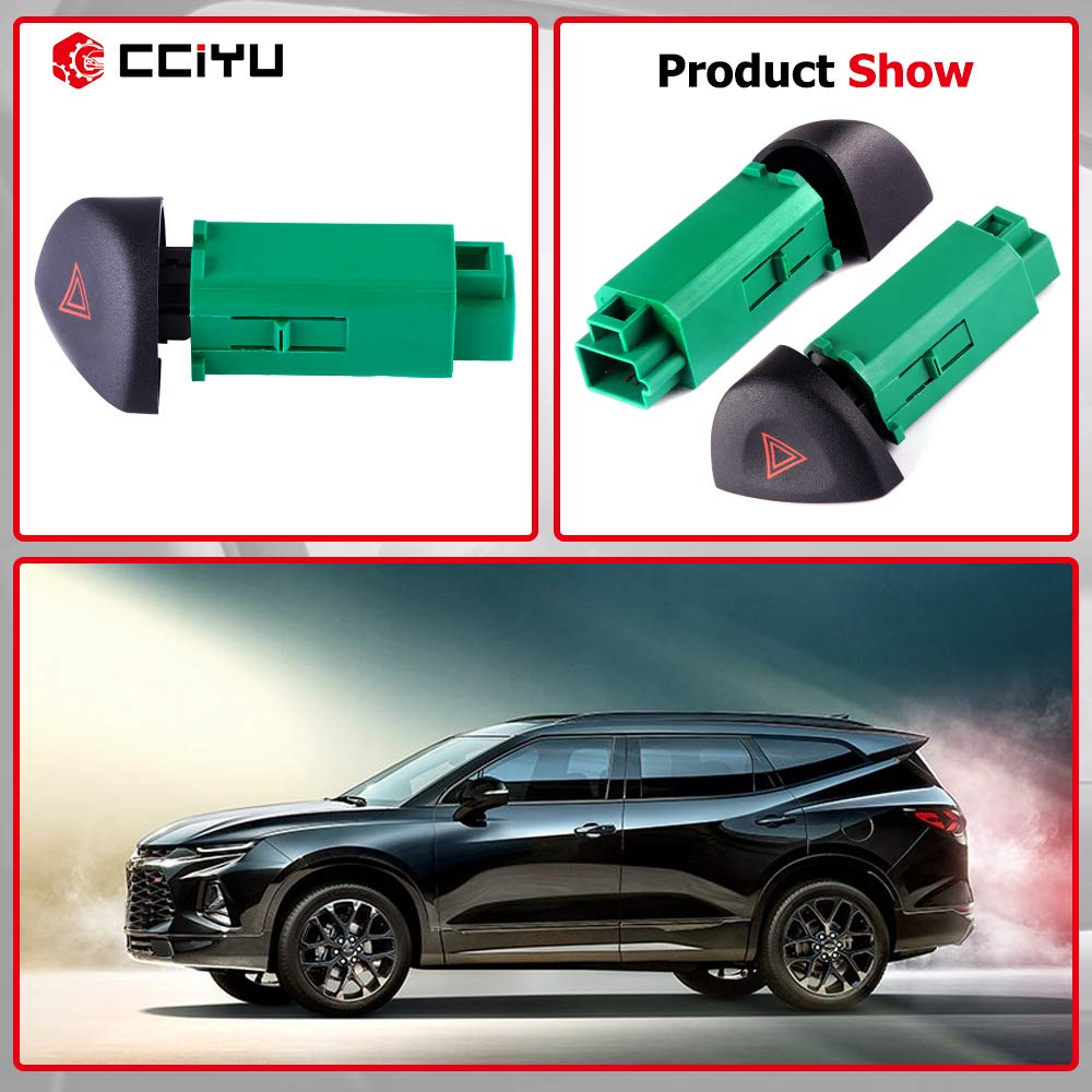Cciyu Hazard Warning Switch Replacement Fit For 2004-2005 Chevy Classic 2000-2003 Chevy Malibu 2004-2005 Chevy Malibu Maxx