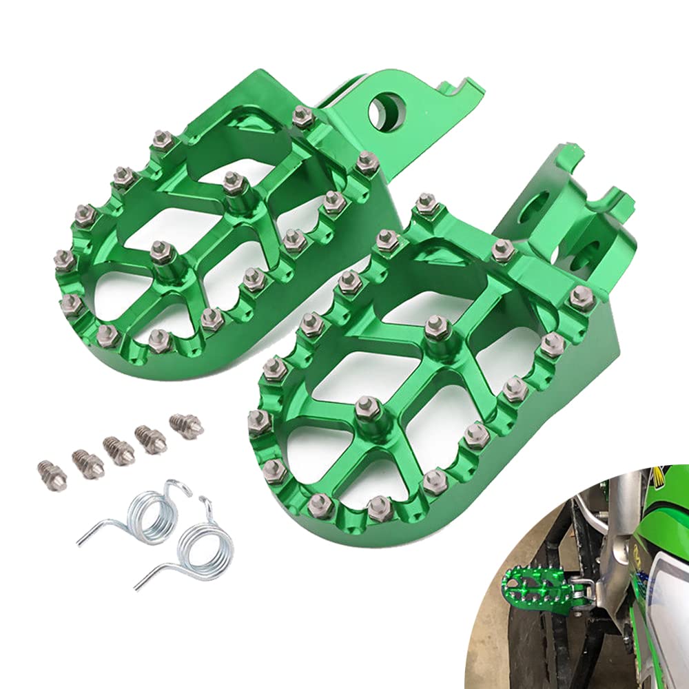 Jfg Racing Dirt Bike Foot Pegs,Motorcycle Foot Pegs Pedal Footpegs For Kx250F 06-18/Kx250 19-22/Kx450F 07-18/Kx450 19-23/Klx450R
