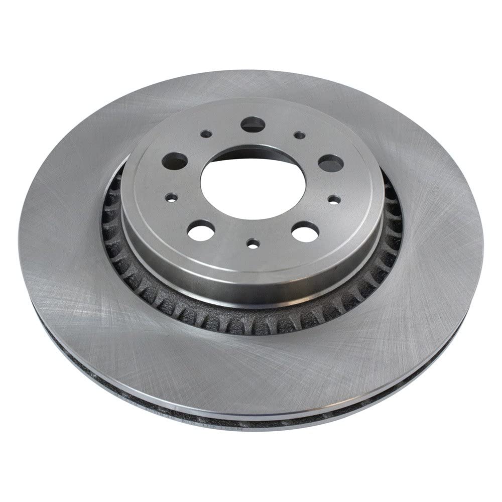 Trq Rear Brake Rotors Set Vented Compatible With 2003-2014 Volvo Xc90