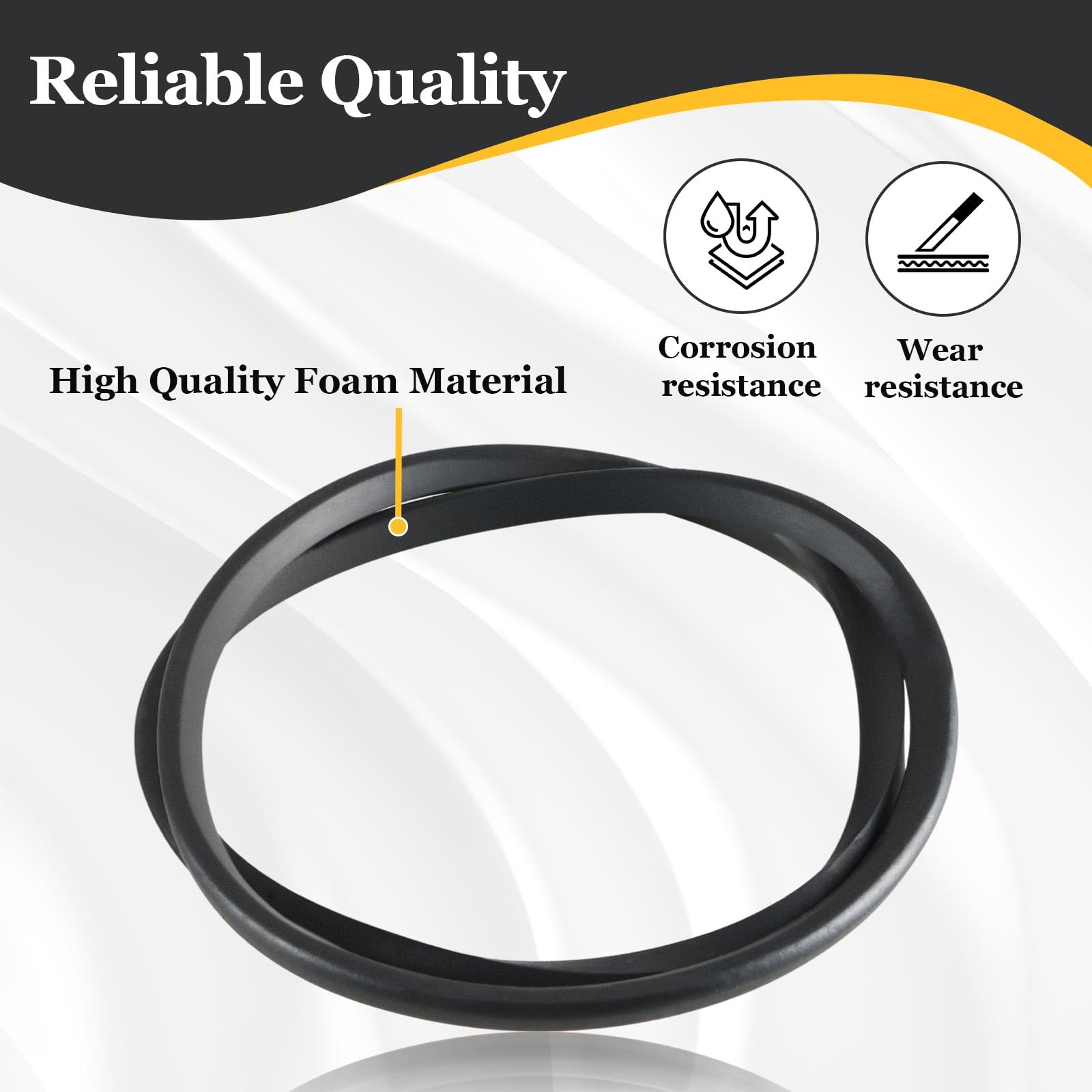 Himarklif Foam Clutch Cover Seal Gasket Clutch Cover Sealing Ring Compatible With Polaris Sportsman 400 450 500 570 600 700 800 Replace #:5521301