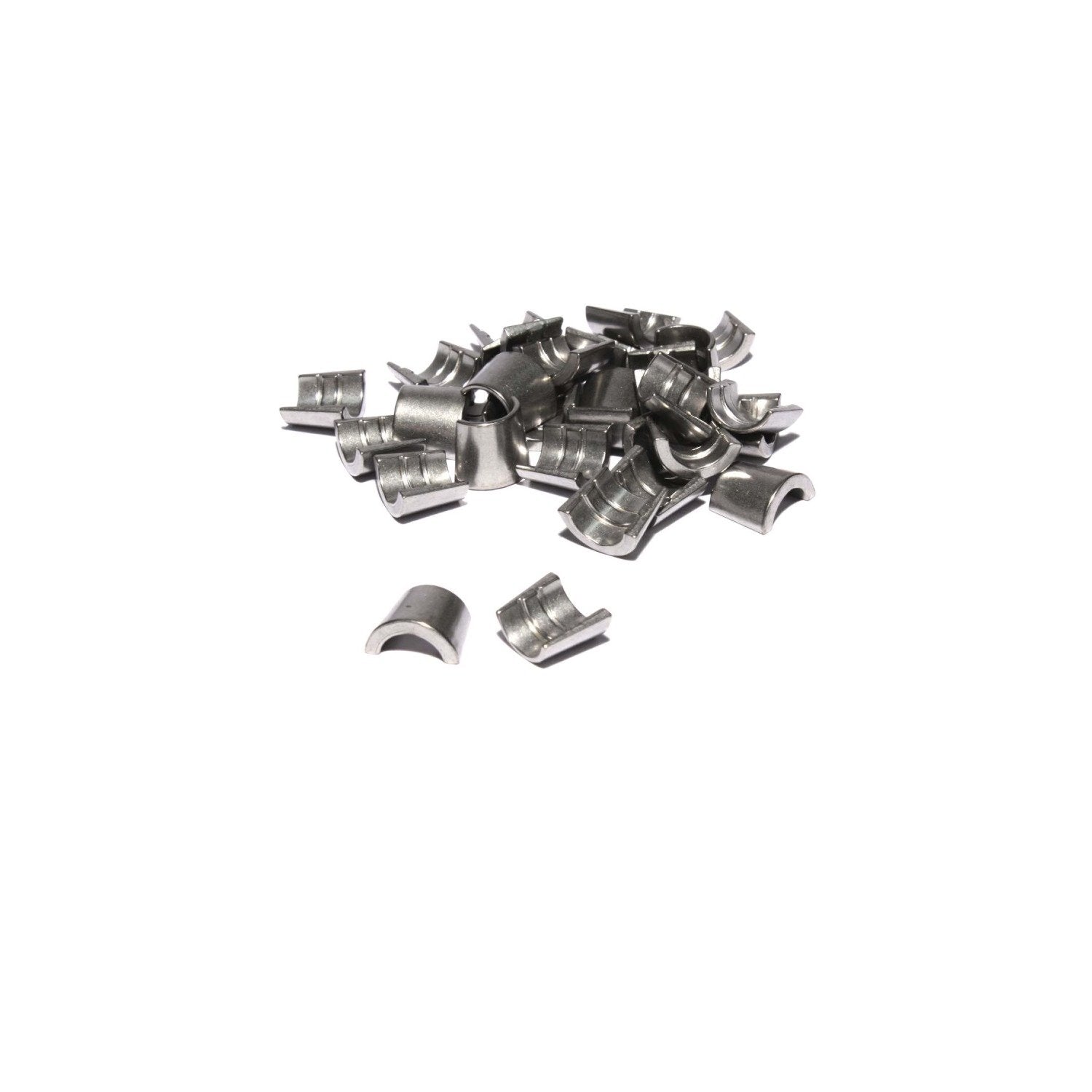 Comp Cams 614-16 Set Of 16 - 10 Degree 11/32 Single Groove Locks W/O Lash Cap Recess +.050 Height
