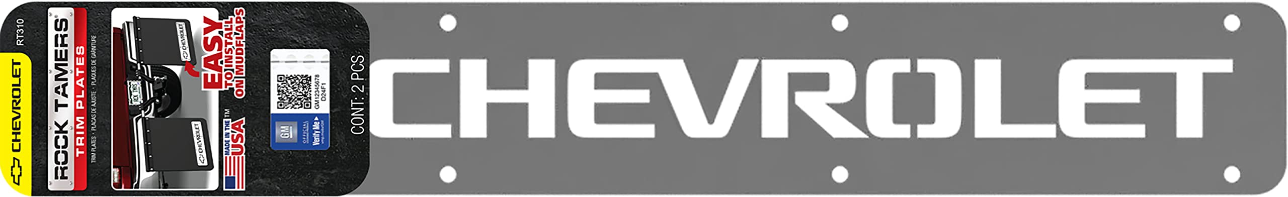 Rock Tamers Rt310 Trim Plates, Chevrolet, Pair