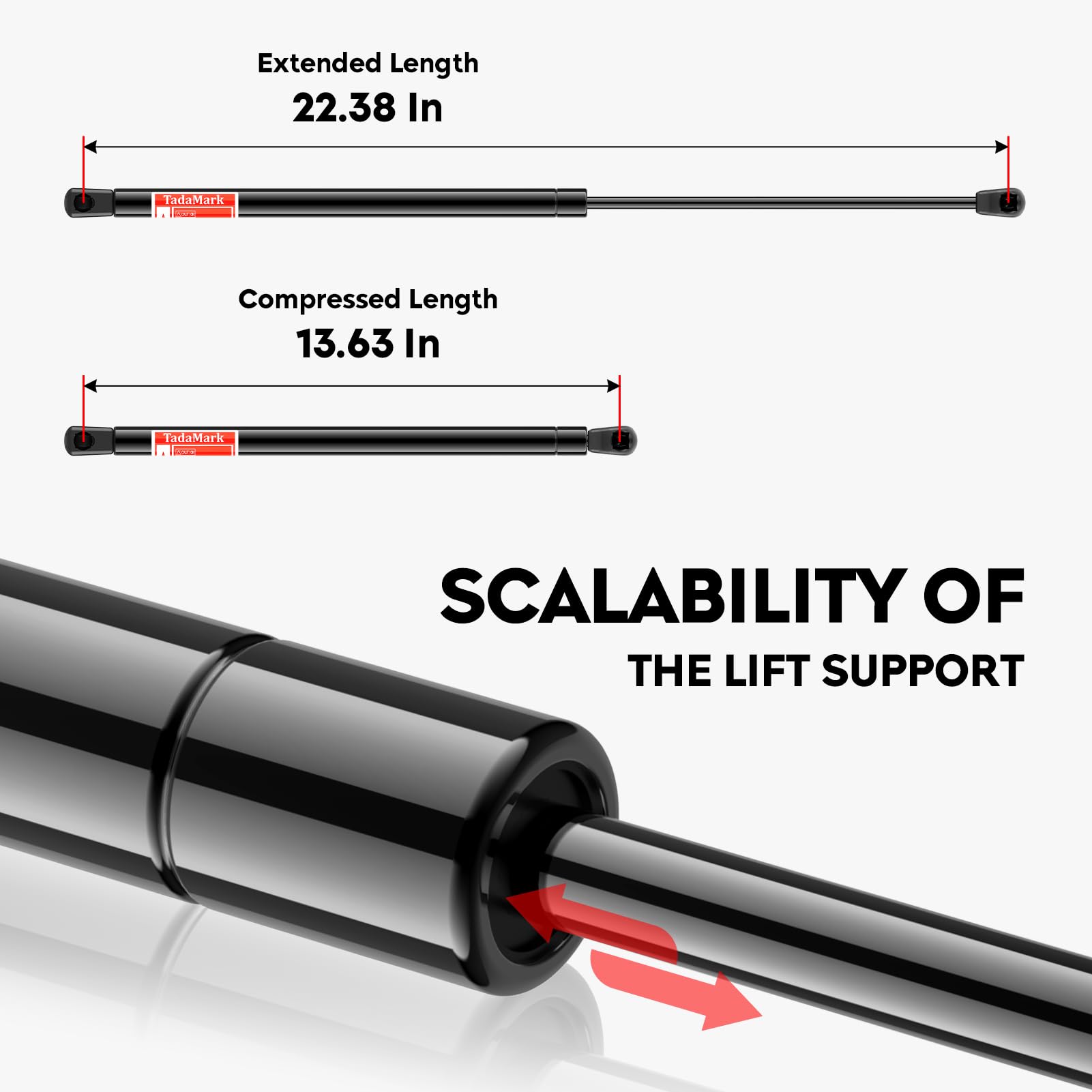 Hood Struts Lift Support Fit for Acura MDX 2007-2013, Front Hood Rods Shocks Fits 2007 2008 2009 2010 2011 2012 2013 Acura MDX Base Sport Utility 4-Door, 6339 PM1109, 2 Pcs