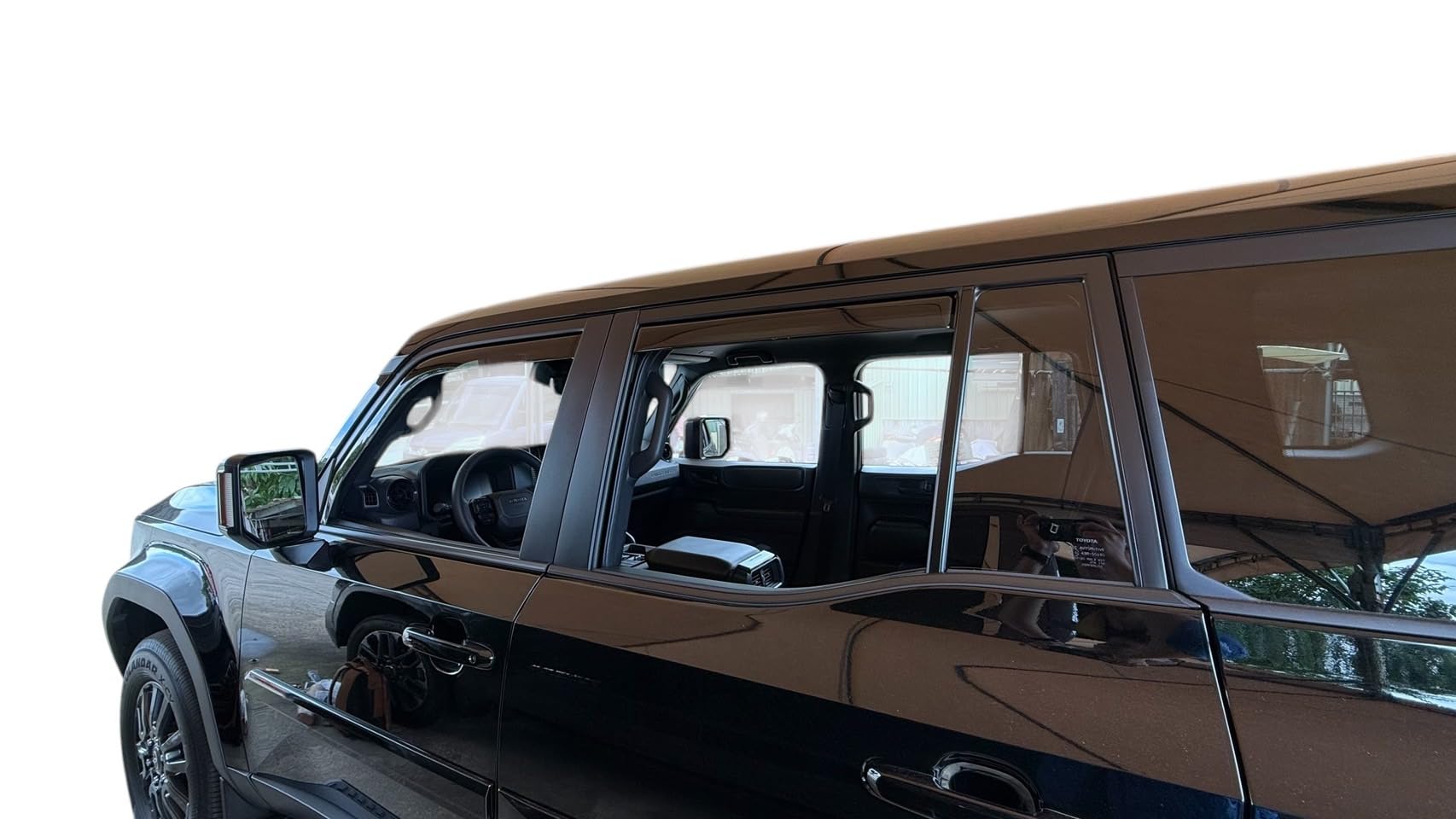 2024-2025 In-Channel Rain Guards For Toyota Land Cruiser Side Window Visor Deflectors First Edition 1958 J250