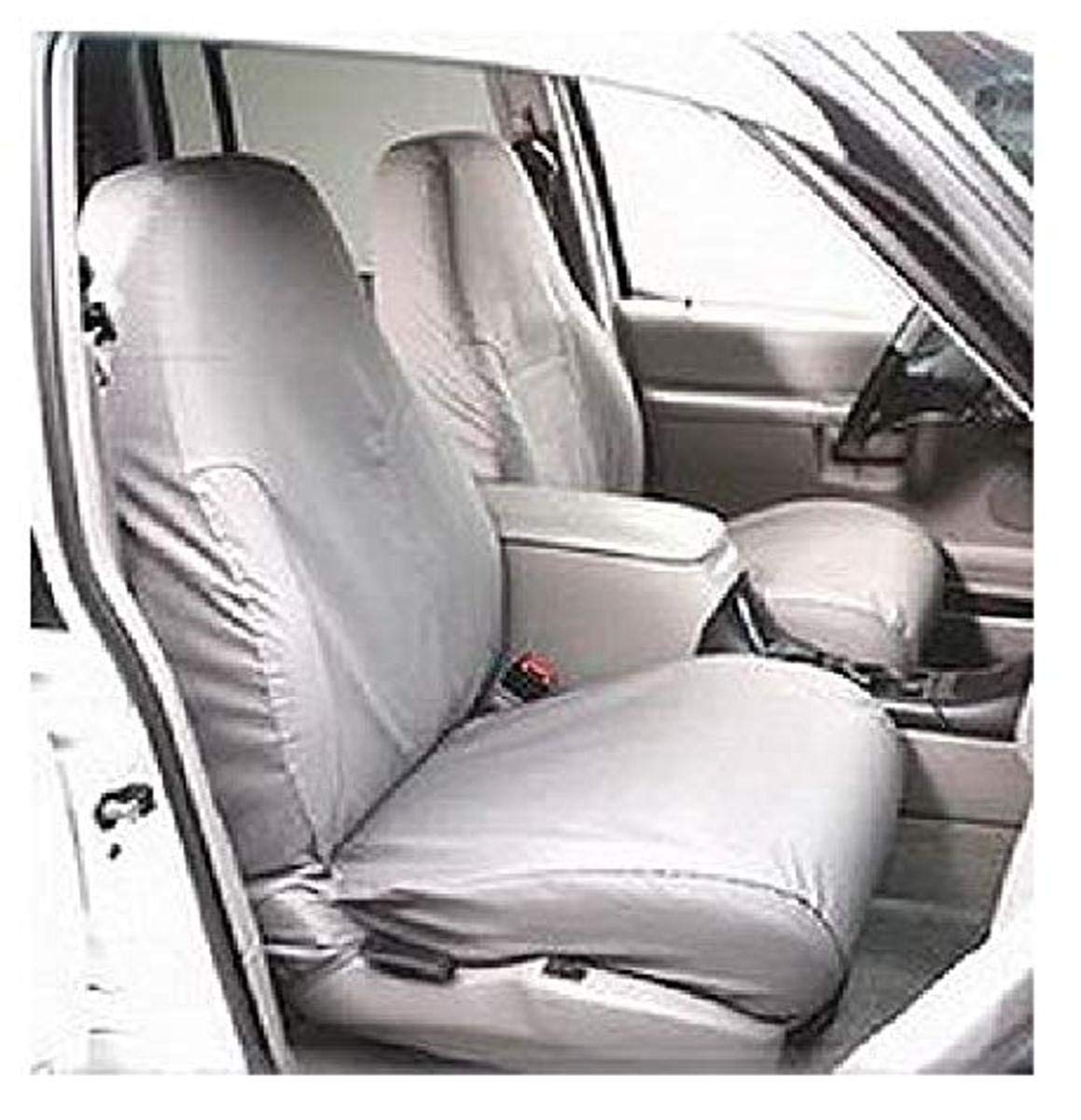 Covercraft - SS3415PCCH SeatSaver Front Row Custom Fit Seat Cover for Select Ford F-250 Super Duty/Ford F-350 Super Duty Models 