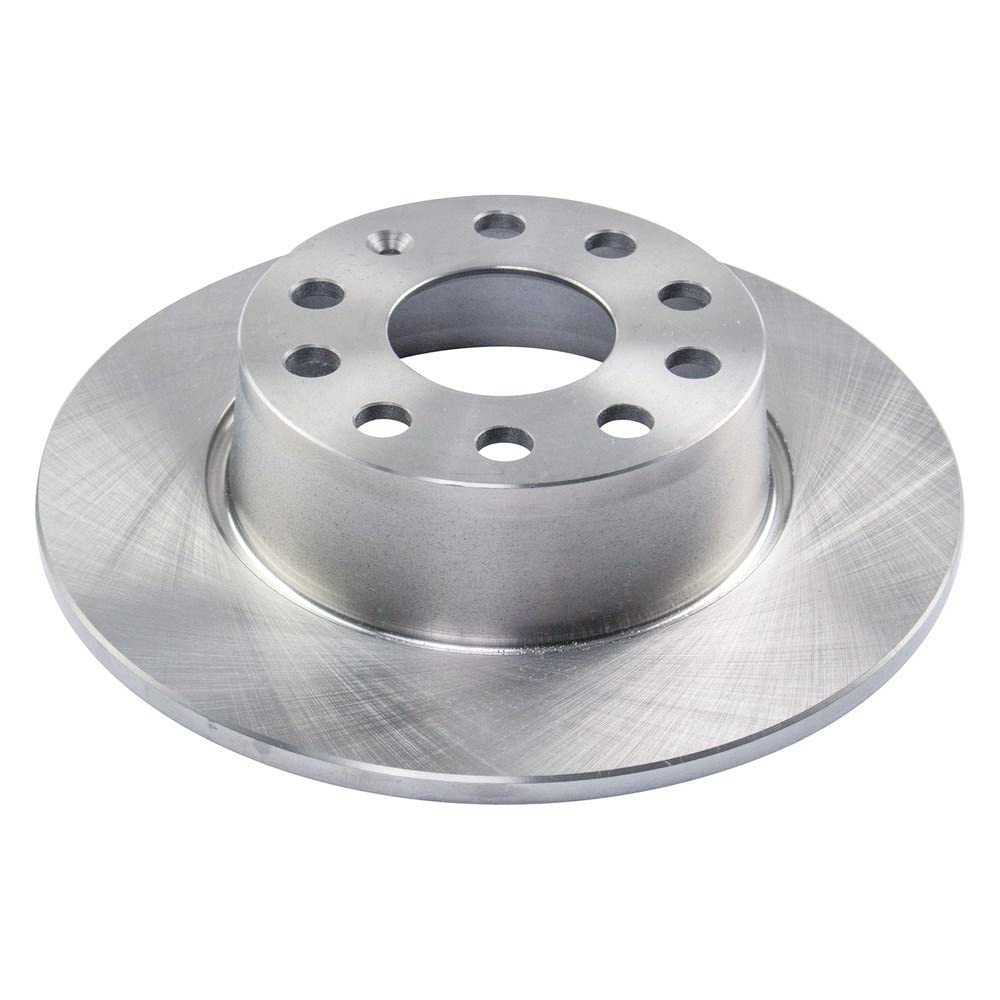Trq Rear Brake Rotors Set Solid Compatible With 2019-2021 Volkswagen Jetta 2022-2023 Taos