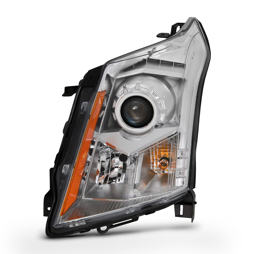 Acanii - For [Halogen Model Only] 2010-2016 Cadillac Srx Halogen Replacement Projector Headlight Headlamp - Driver Side