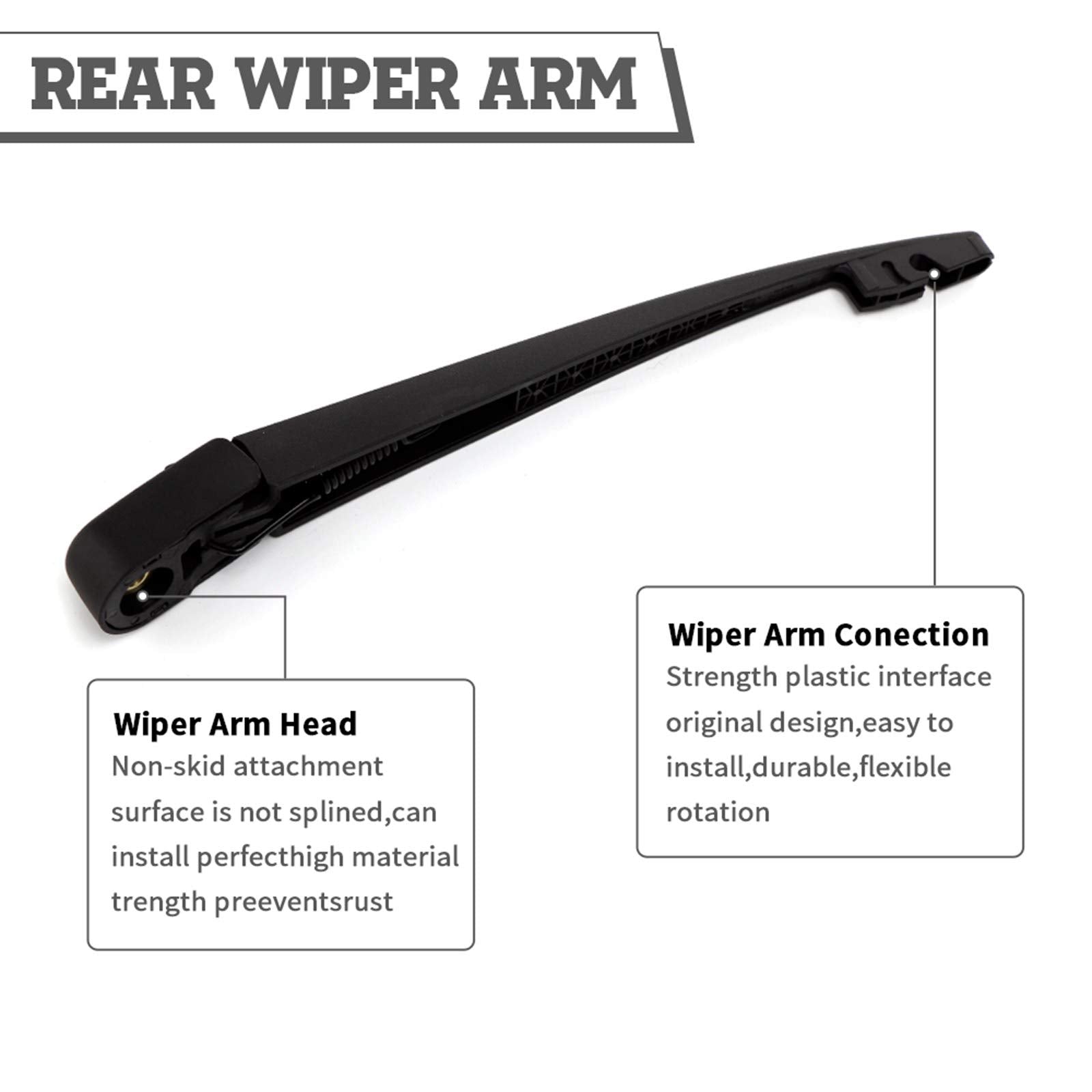 HODEE Rear Wiper Arm Blade Nut Set Replacement for Honda Odyssey 2011-2017 Rear Wiper Cover Accessories Assembly, Wiper Cap Set