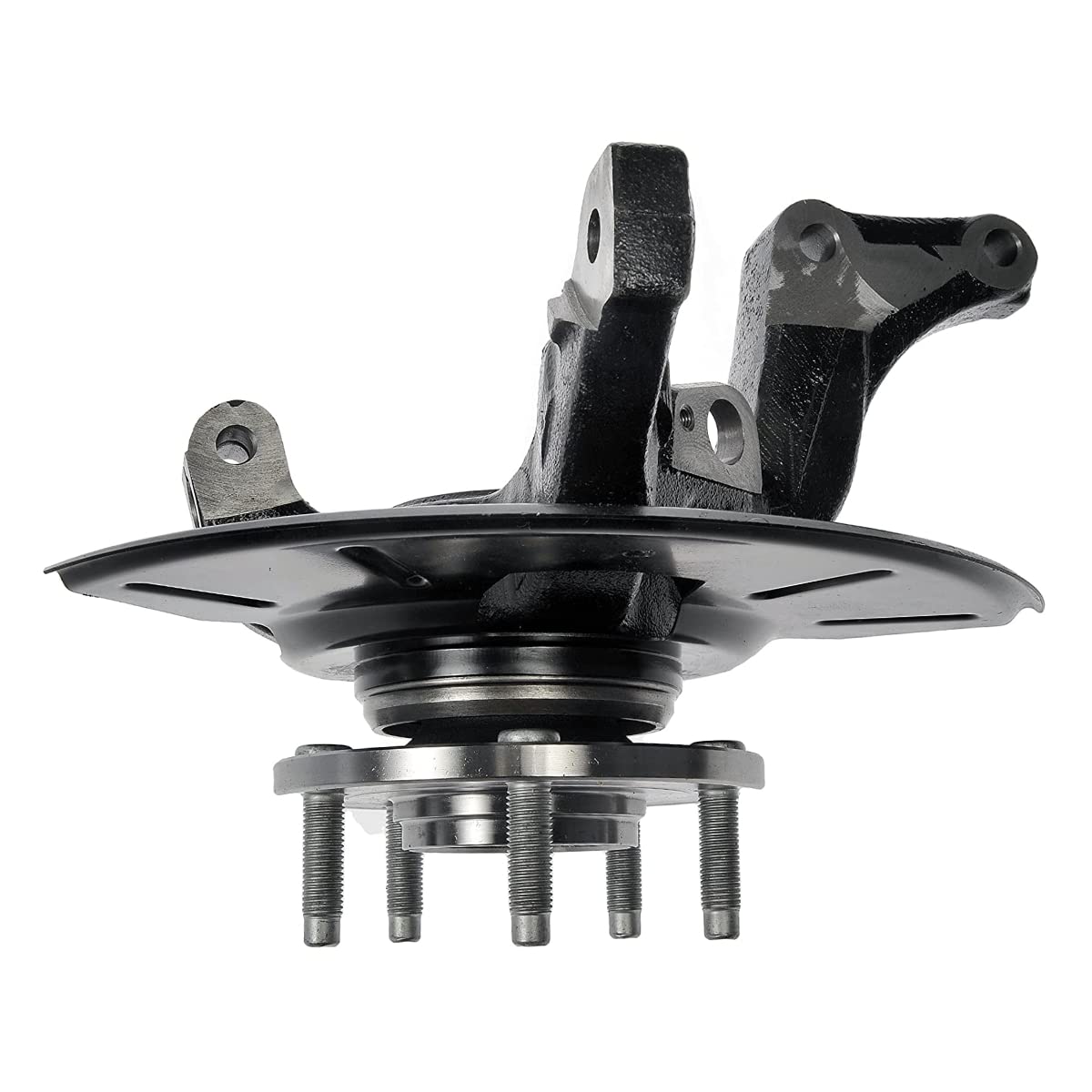 Autoshack Front Steering Knuckle & Wheel Bearing Hub Assembly 5 Lugs Passenger Side Replacement For 2005-2012 Ford Escape 2005-2011 Mercury Mariner 2005 2006 2008-2011 Mazda Tribute 4Wd Fwd Kn798406