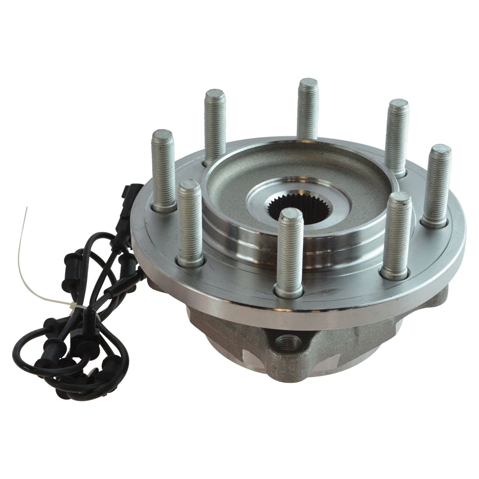 Trq Front Passenger Side Wheel Bearing & Hub Assembly With Abs Sensor Compatible With 2012-2013 Ram 2500 2012-2014 3500